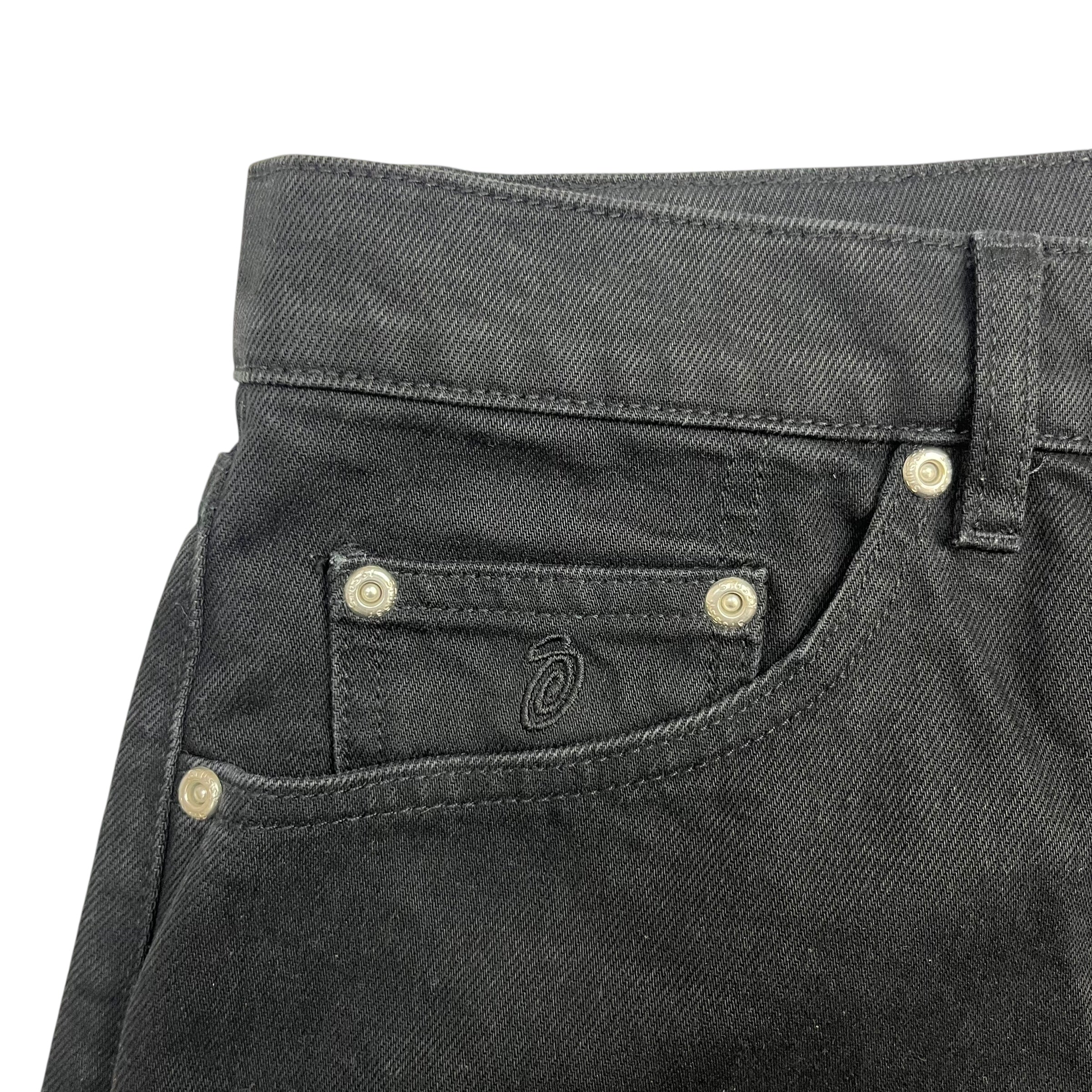 Stussy “BIGOL” Denim Pants Black