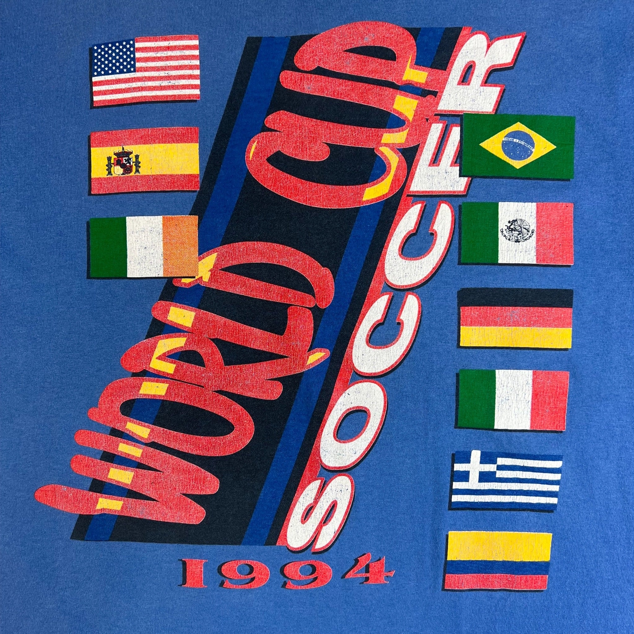 1994 World Cup Soccer Tee Blue