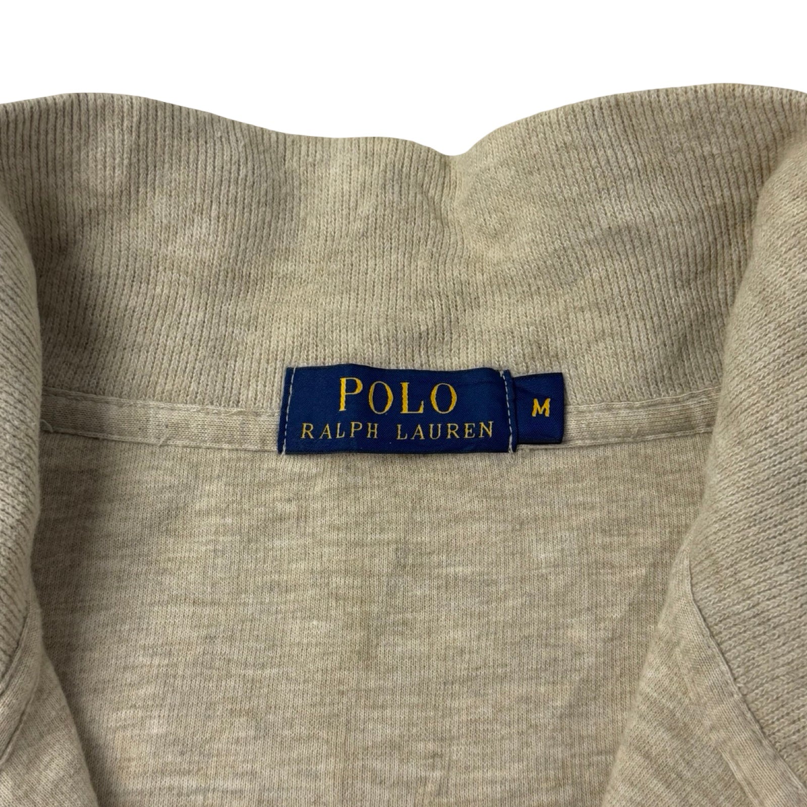Vintage Polo Ralph Lauren Quarter Zip Sweater Cream