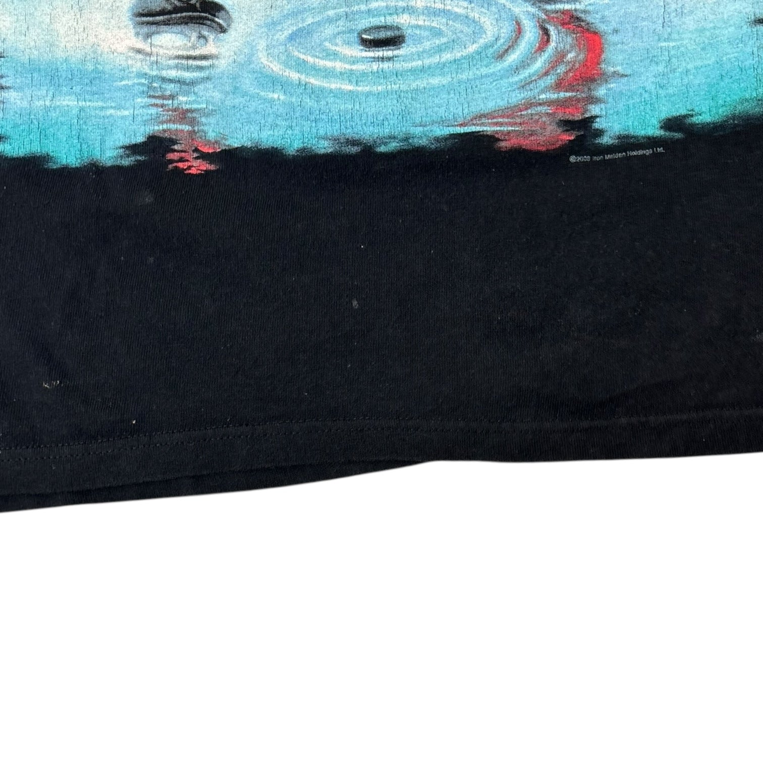 Vintage 2008 Iron Maiden Somewhere Back in Time Tour T-Shirt Black