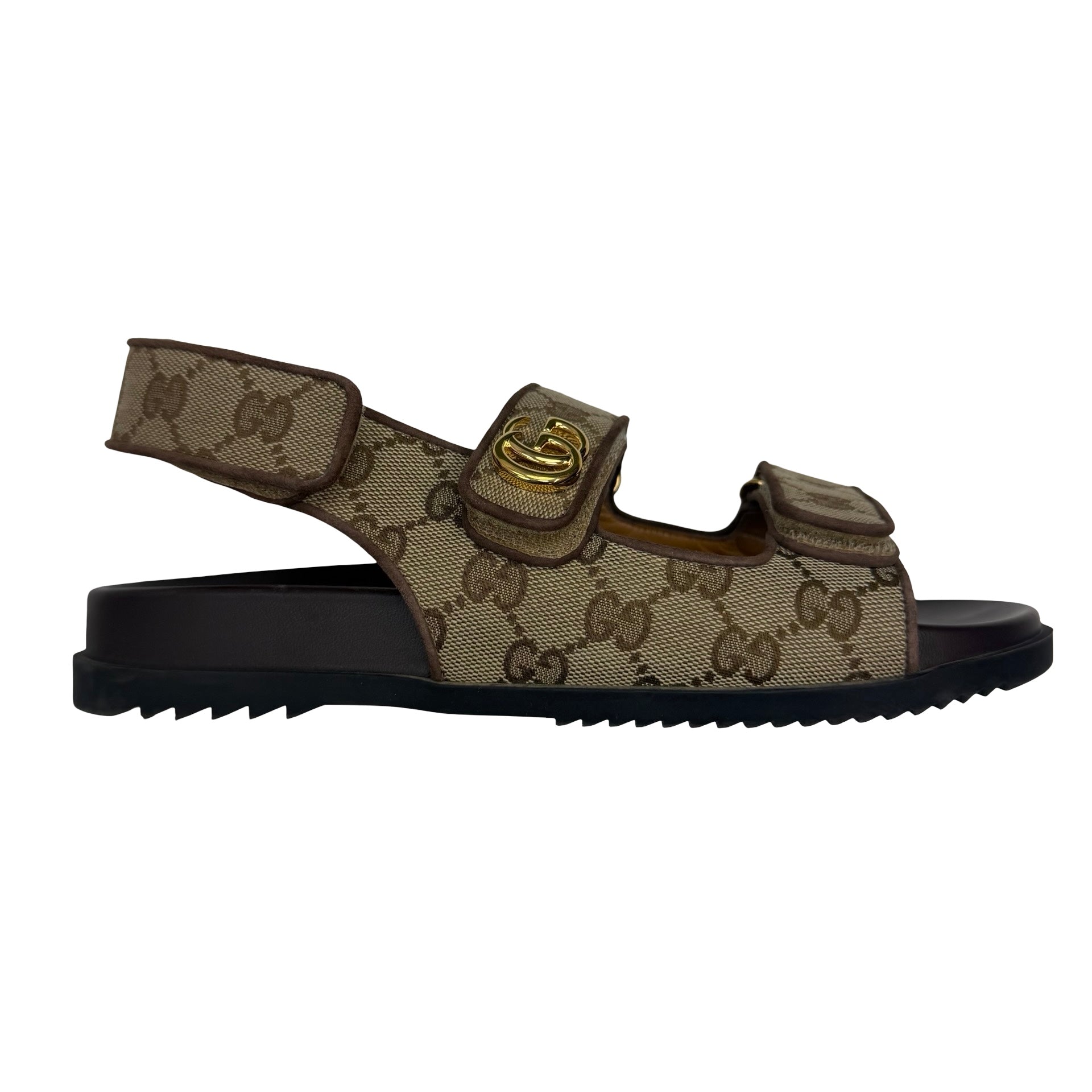 (W) Gucci Double G Sandal Beige (Used)