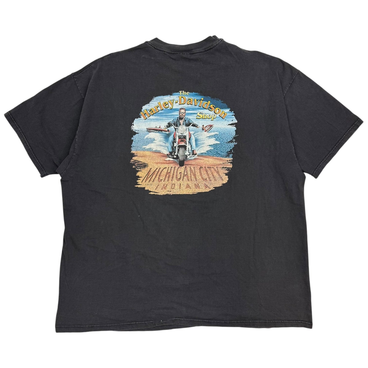 Vintage Harley Davidson The Strong Survive Tee Black