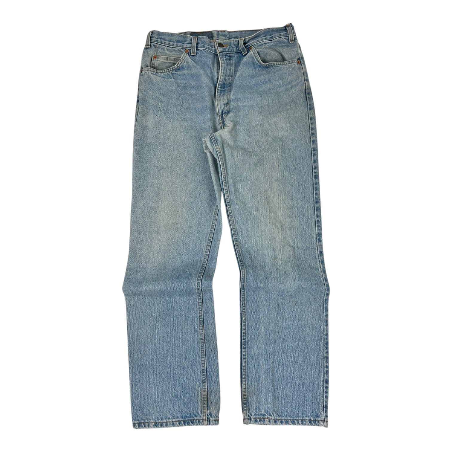 Levi's 505 Regular Fit Straight Leg Jeans Light-Wash Denim
