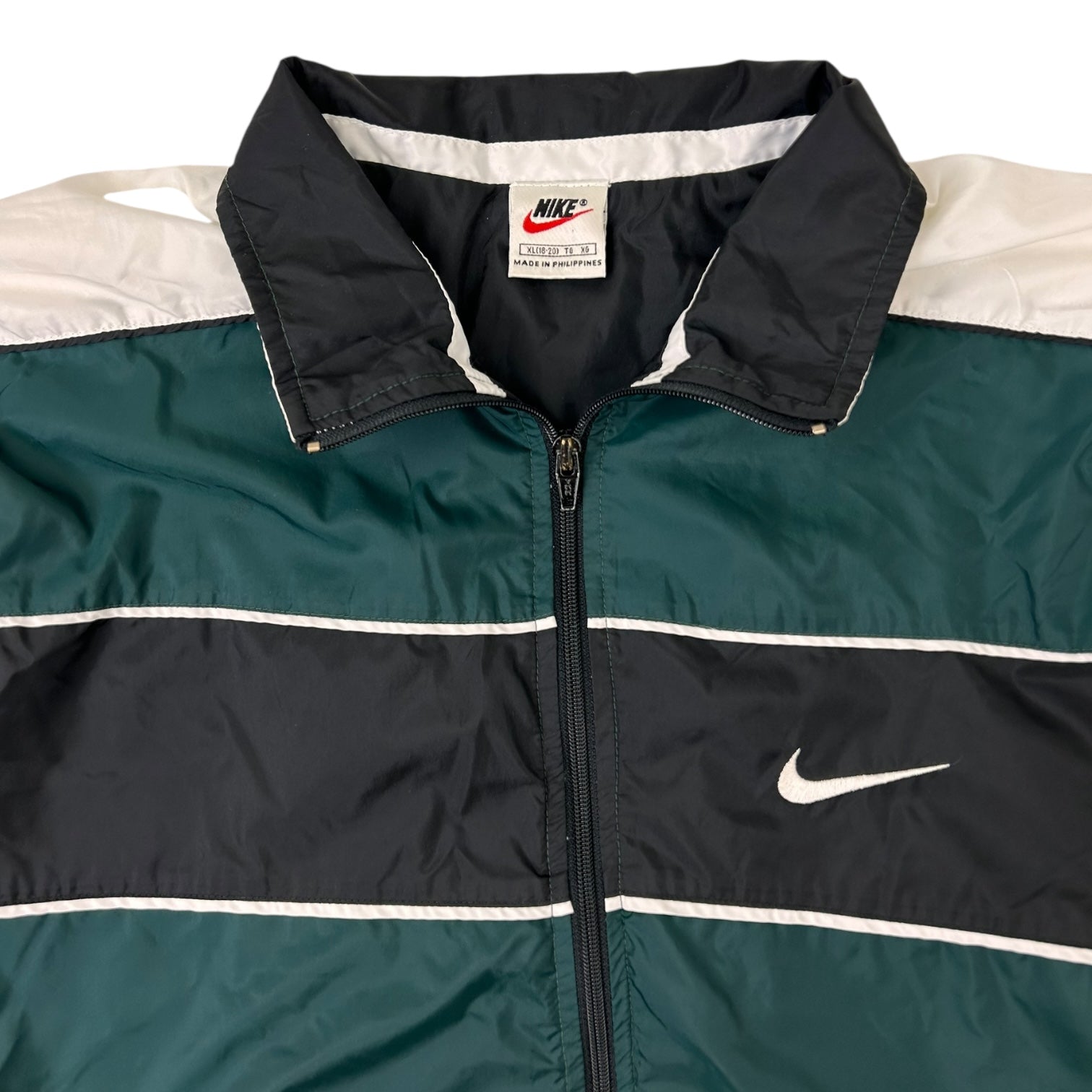 Vintage Nike Track Jacket Green/Black
