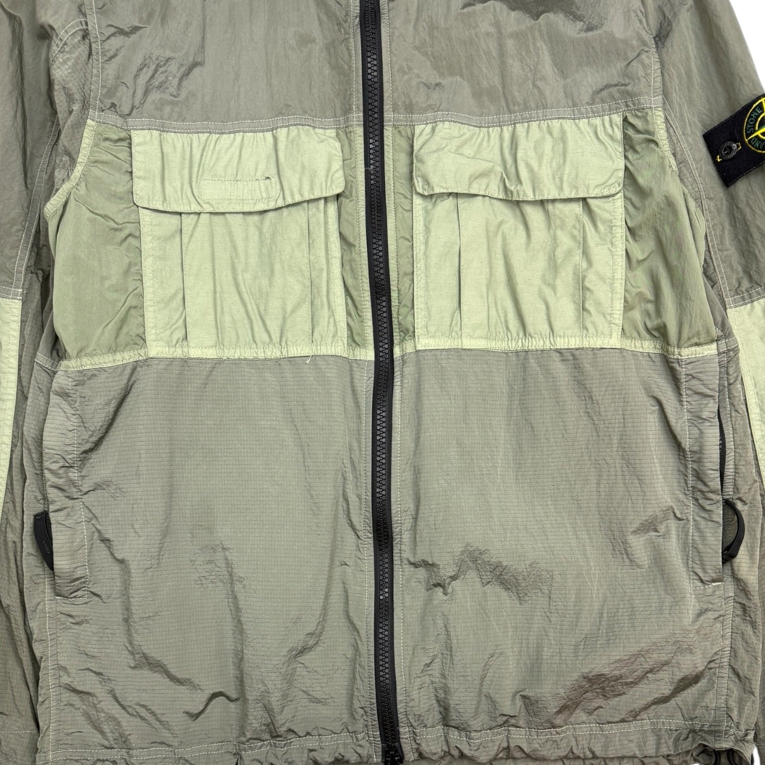 Stone Island Nylon Metal Watro Ripstop Jacket Green