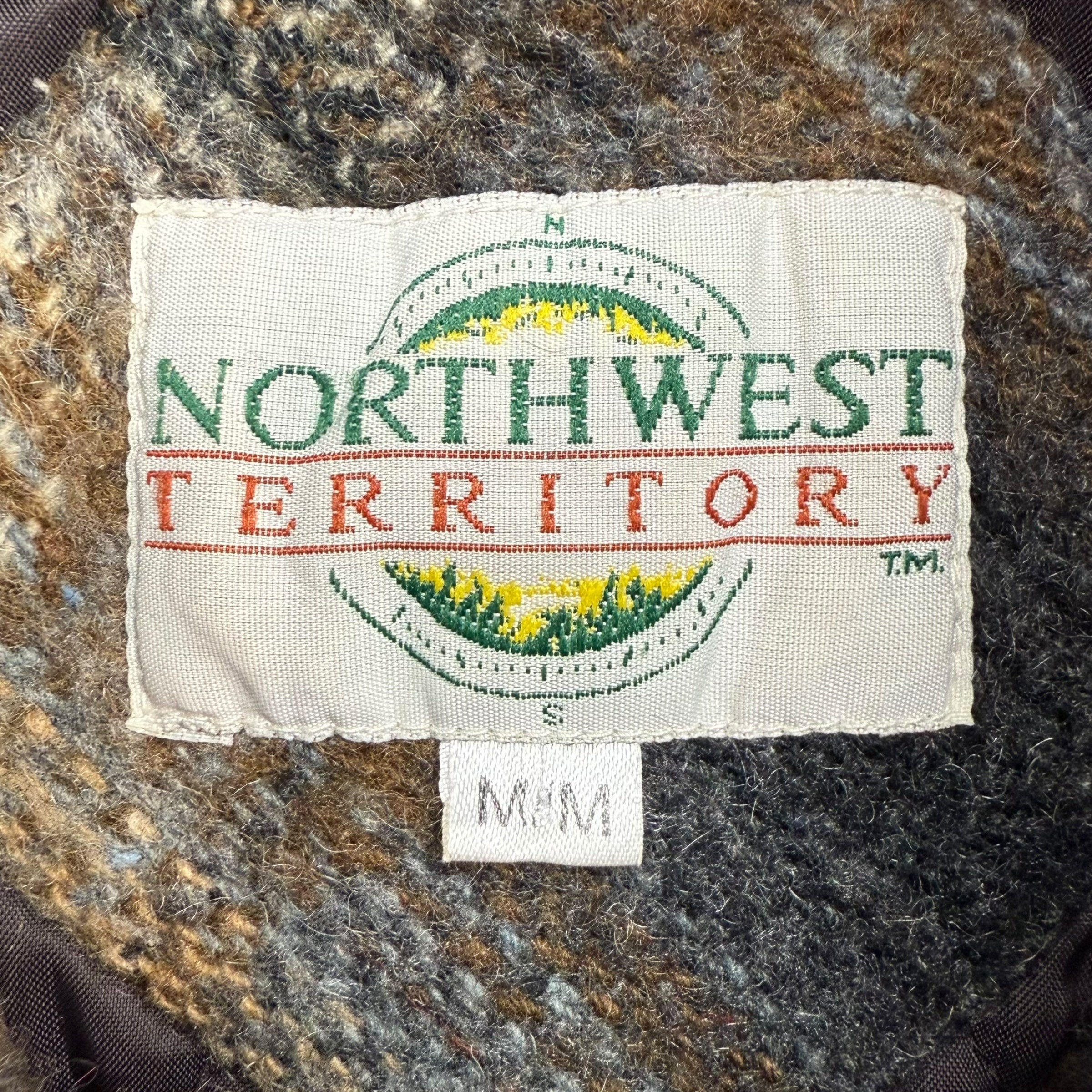 Vintage Northwest Territories Plaid Flannel Jacket Multicolour