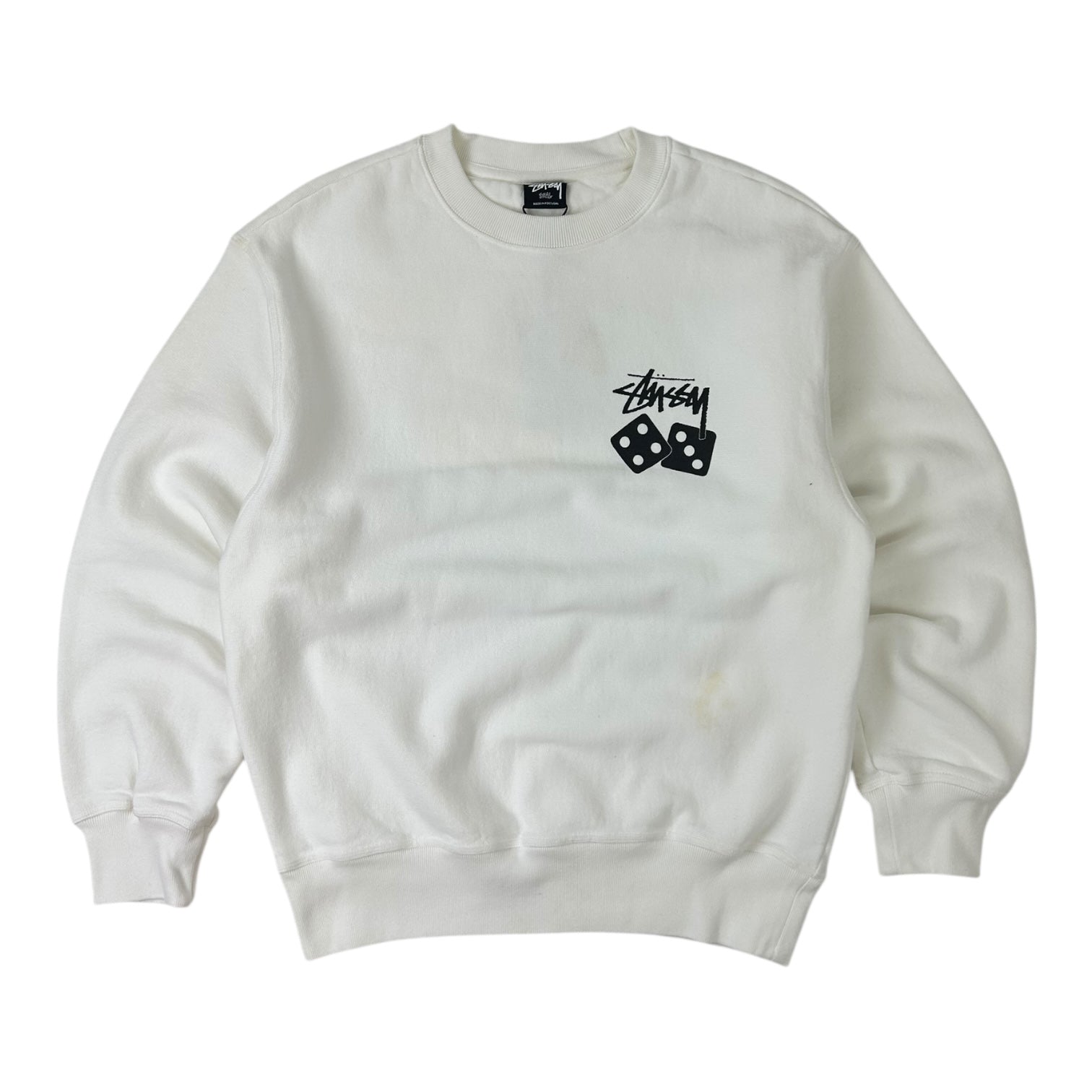 Stussy Dice Crewneck Natural