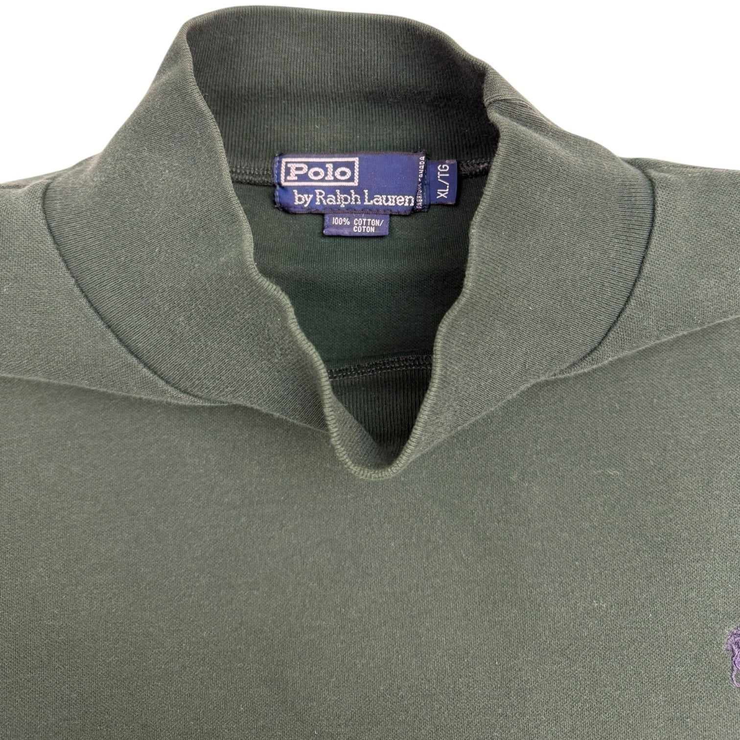 Vintage Polo Ralph Lauren Mockneck Green