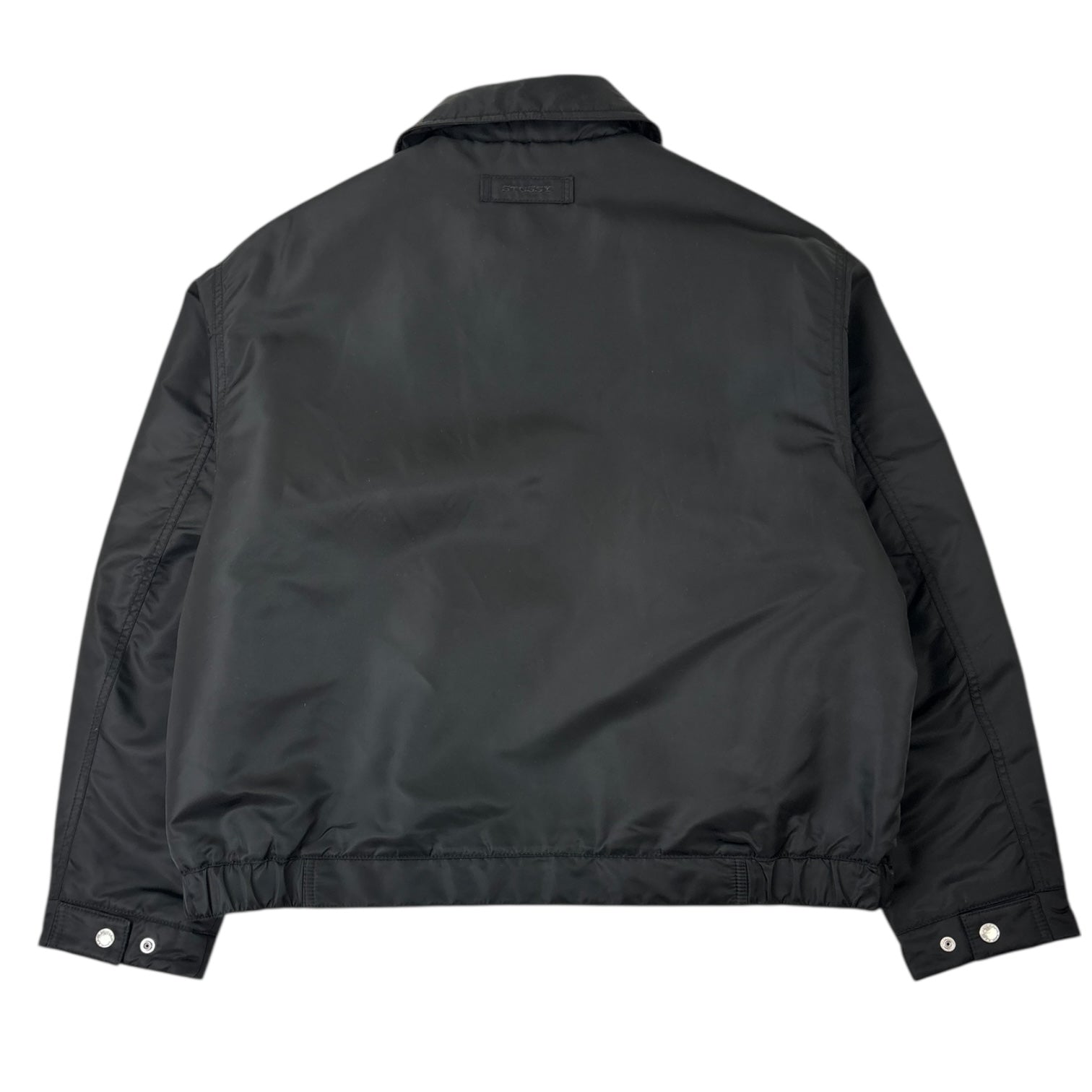 Stussy Pile Lined Zip-Up Jacket Black