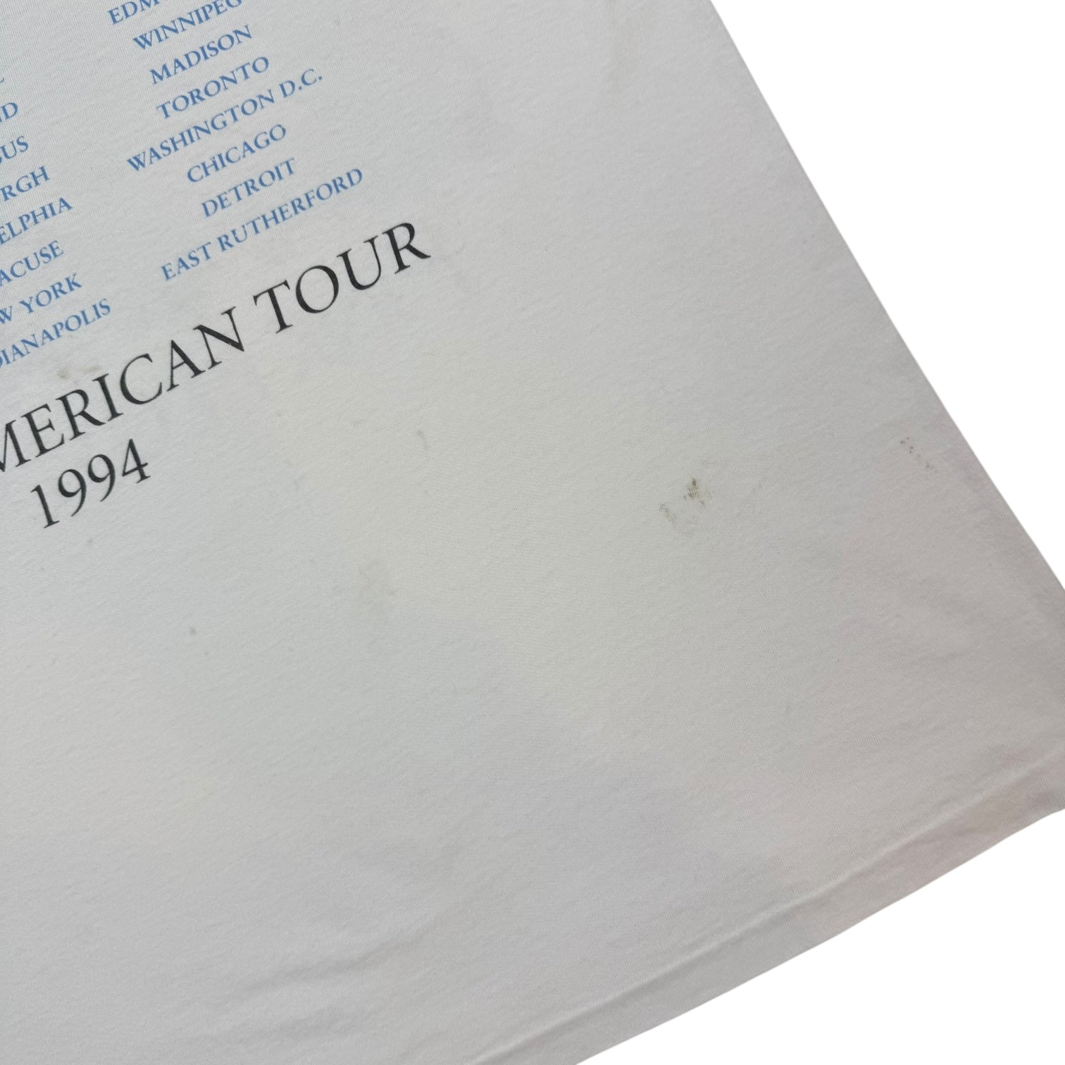 1994 Pink Floyd North American Tour Tee White