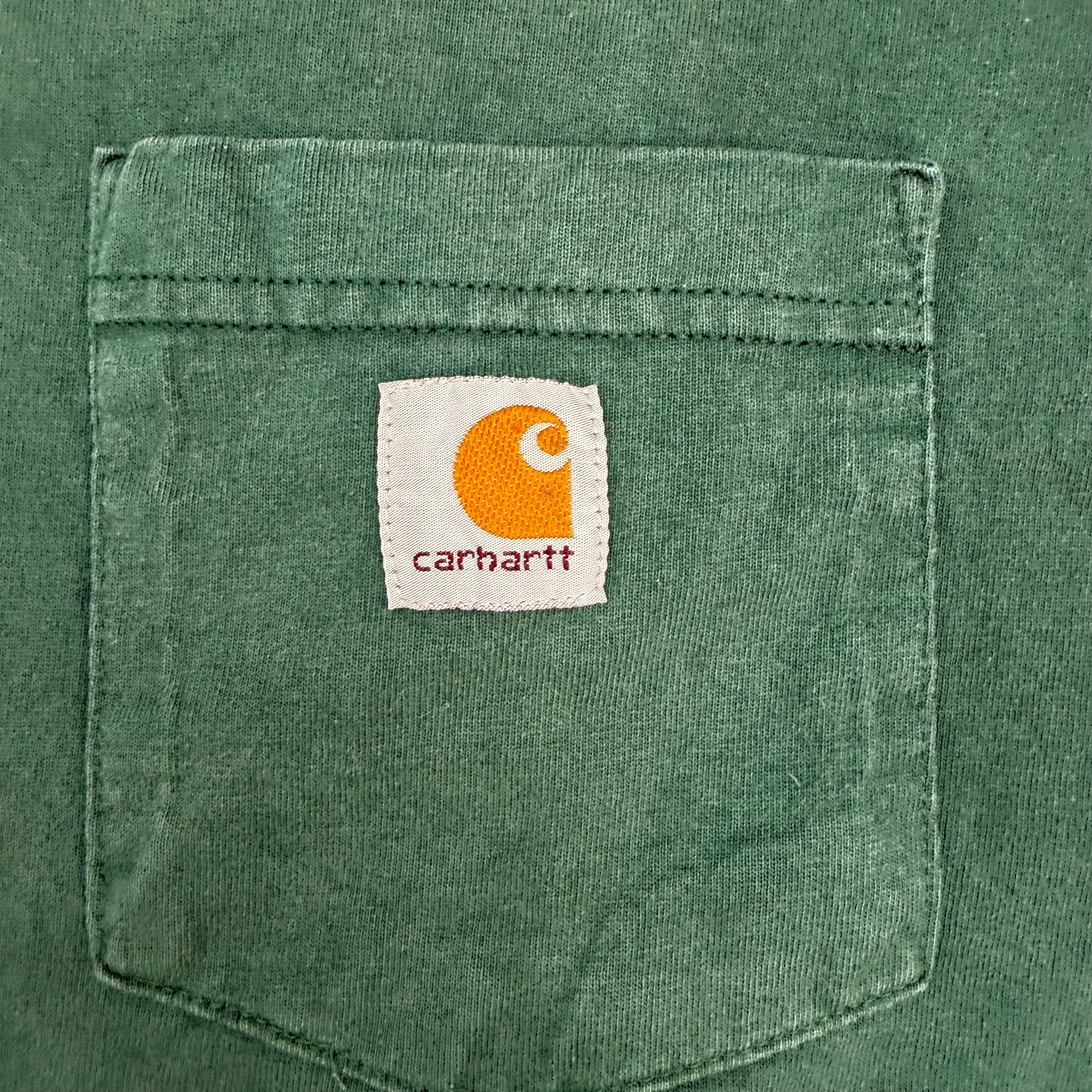 Vintage Carhartt Pocket Longsleeve Forest Green
