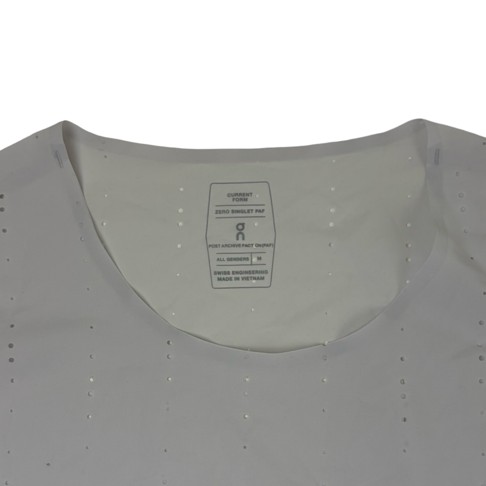 On x Post Archive Zero Singlet Tank Top White