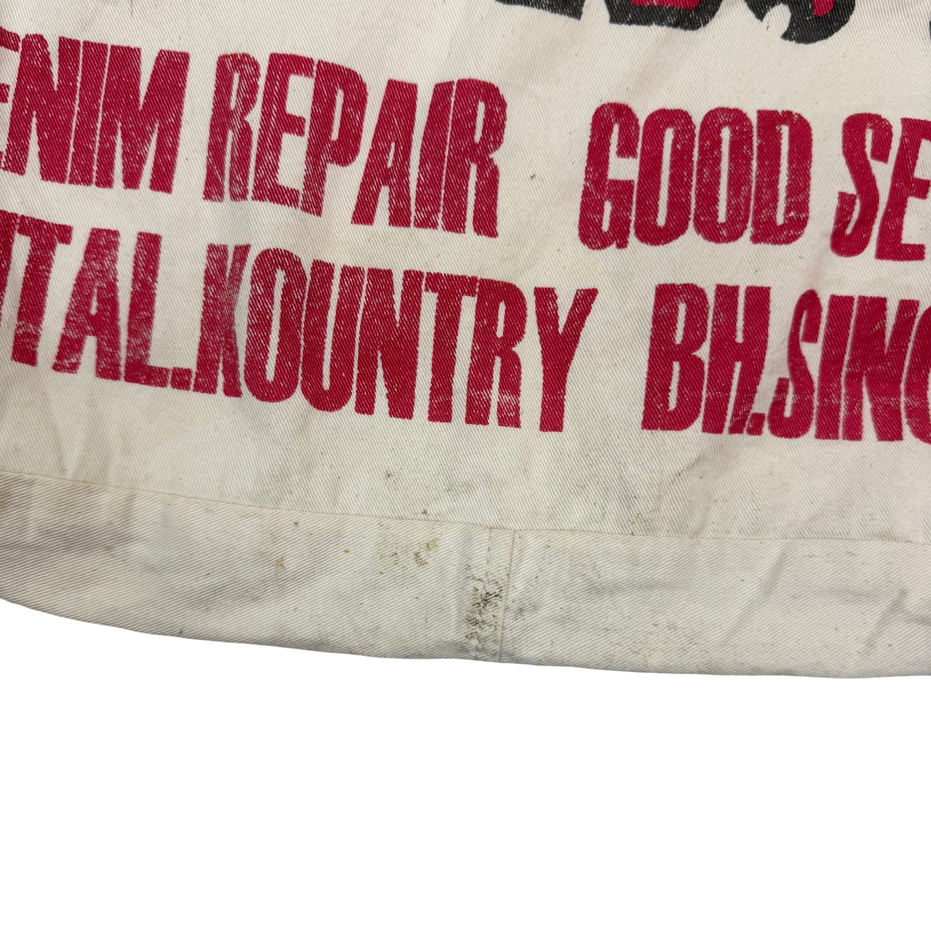 Kapital Red Kountry Factory Printed Cotton-Twill Tote Bag Red