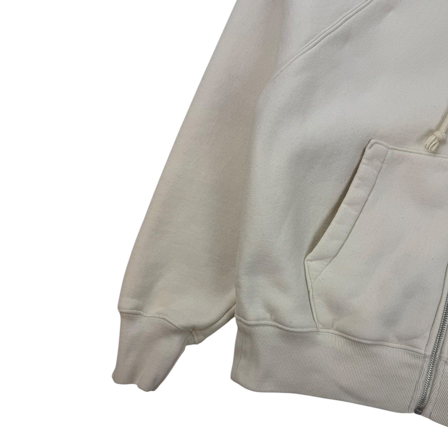 Stüssy Fleece Raglan Zip Hoodie Natural