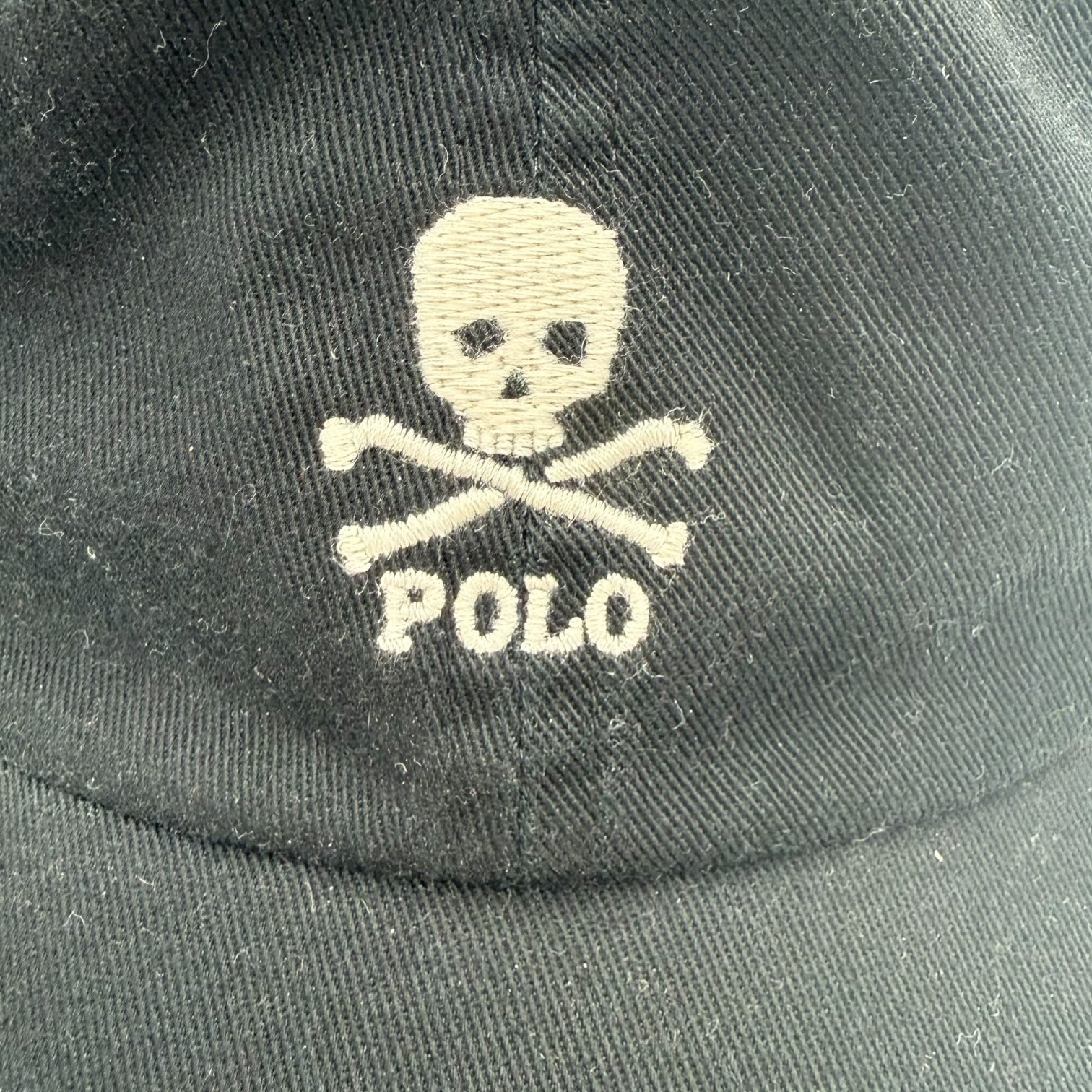 Polo Ralph Lauren Skull Chino Dad Hat Black