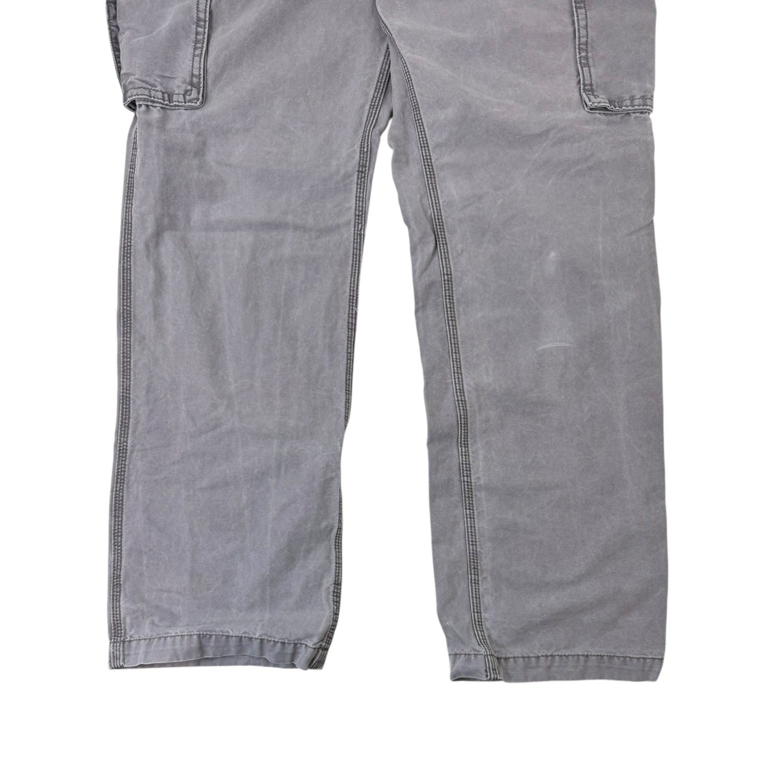 Carhartt Relaxed Fit Ripstop Work Wear Cargo Carpenter Pants Grey