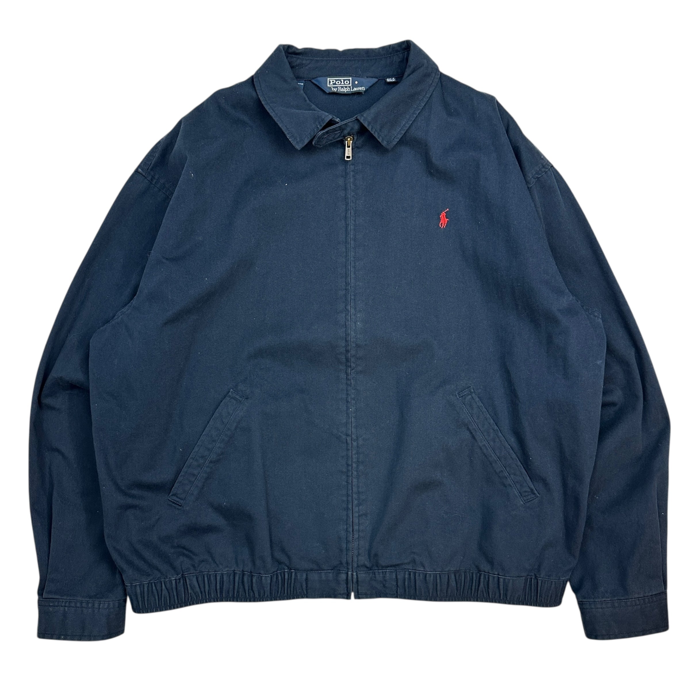 Vintage Polo Ralph Lauren Harrington Jacket Navy Blue