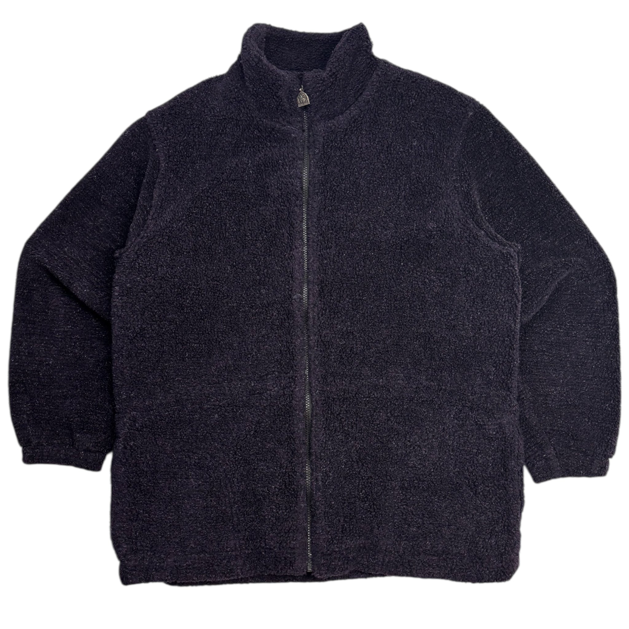 Vintage Fleece Zip Up Jacket Purple