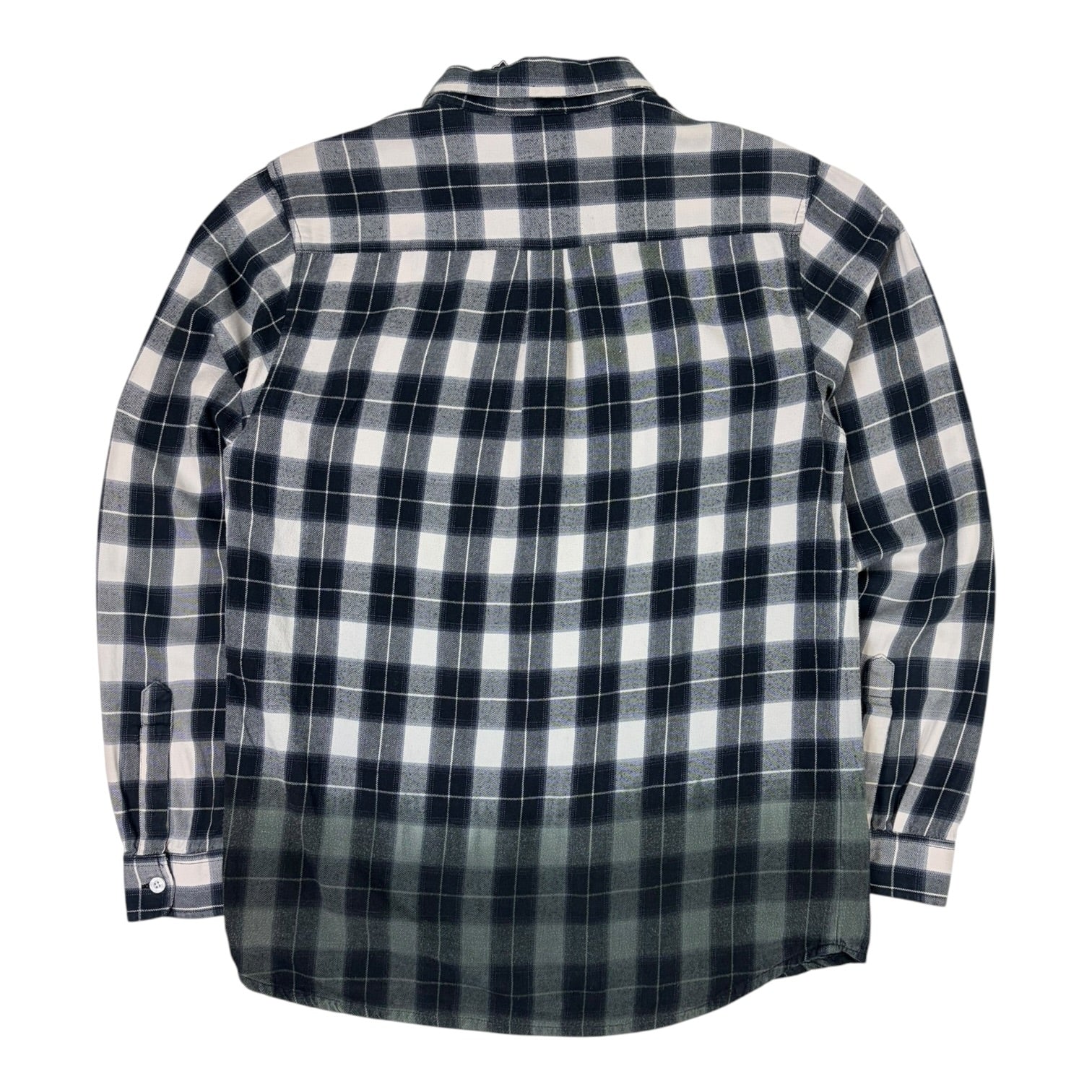 Stussy Gradient Plaid Flannel Navy/Green