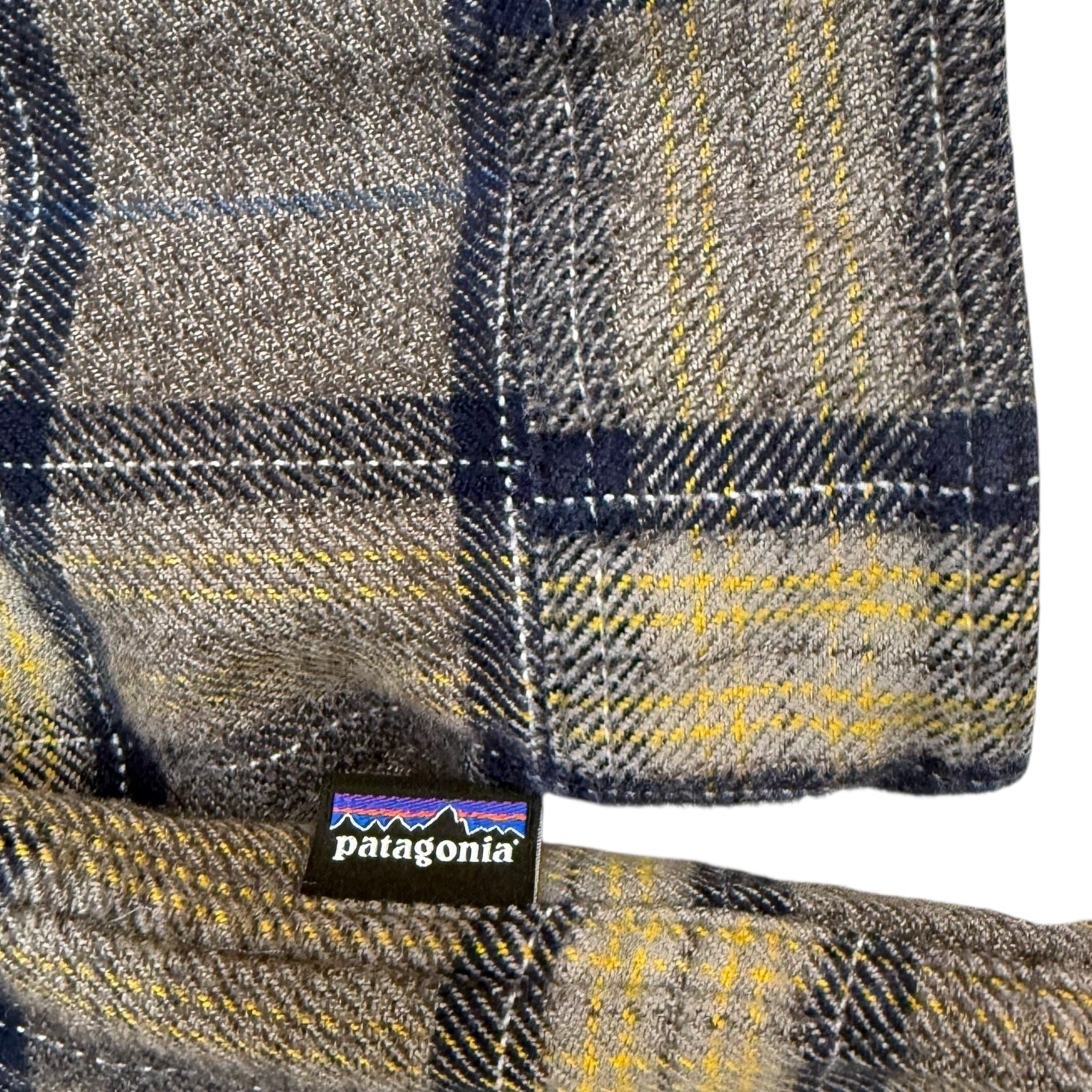 Vintage Patagonia Button Up Flannel Grey