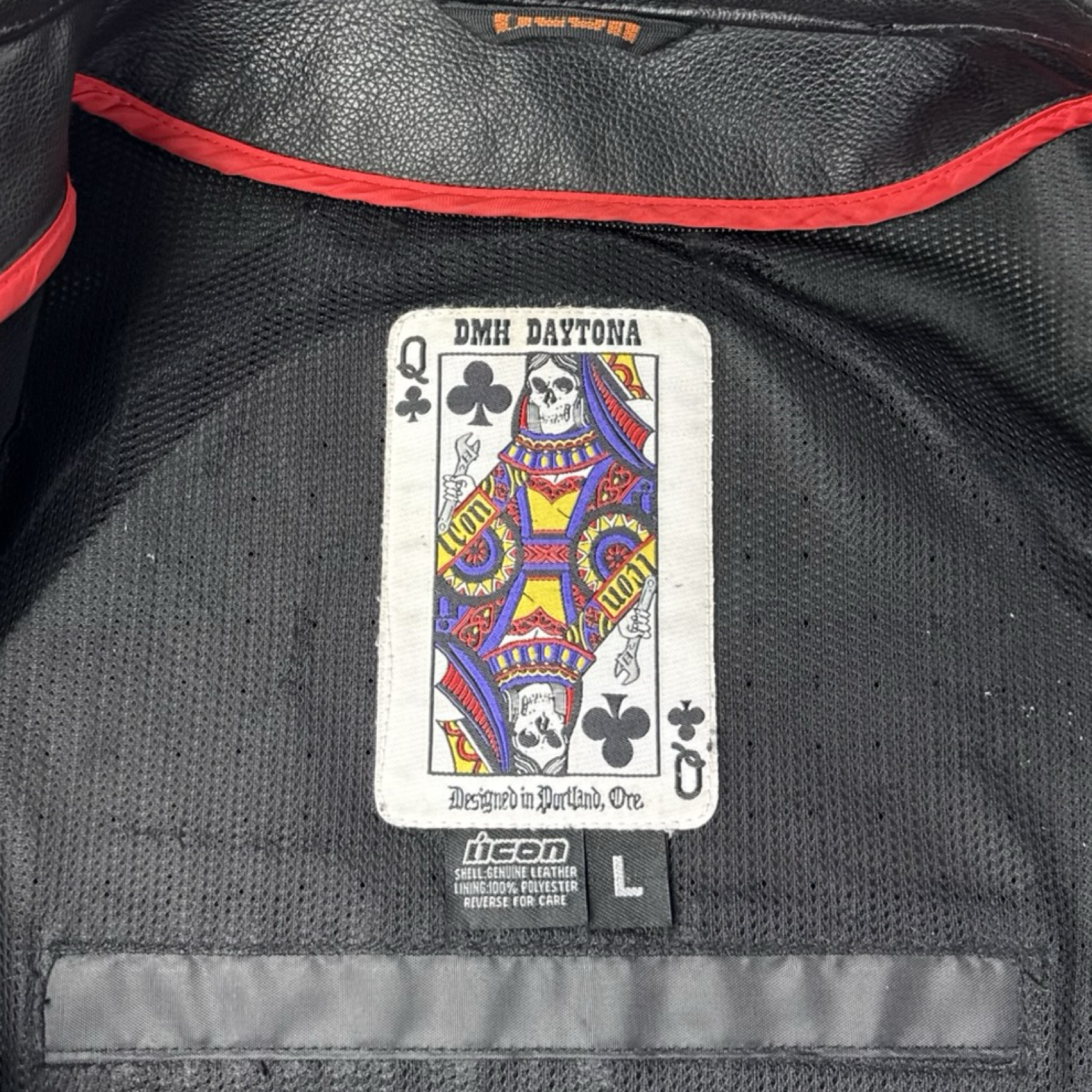 Vintage Icon Moto South Dakota Leather Biker Jacket