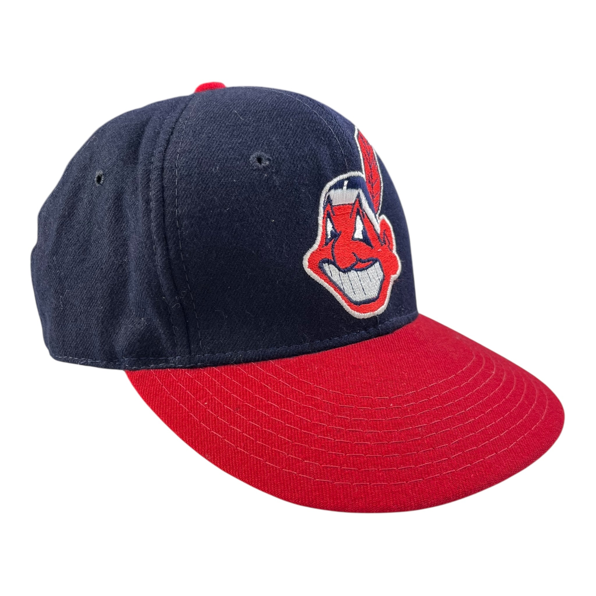 Vintage Cleveland Indians Chief Wahoo New Era Fitted Hat
