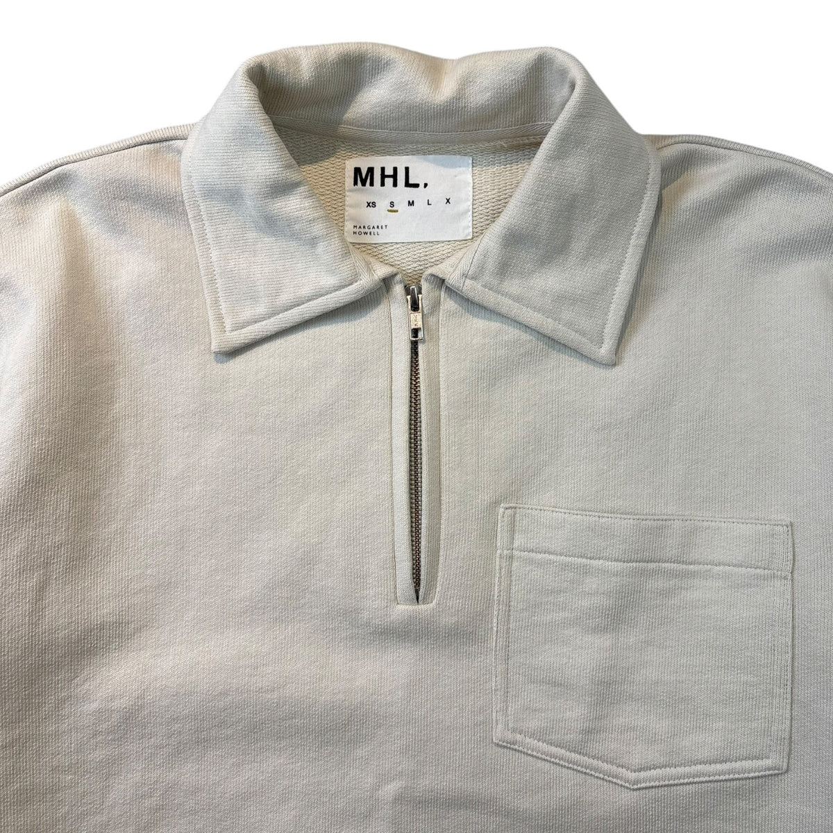 MHL By Margaret Howell Dry Loopback Jersey Track Top White