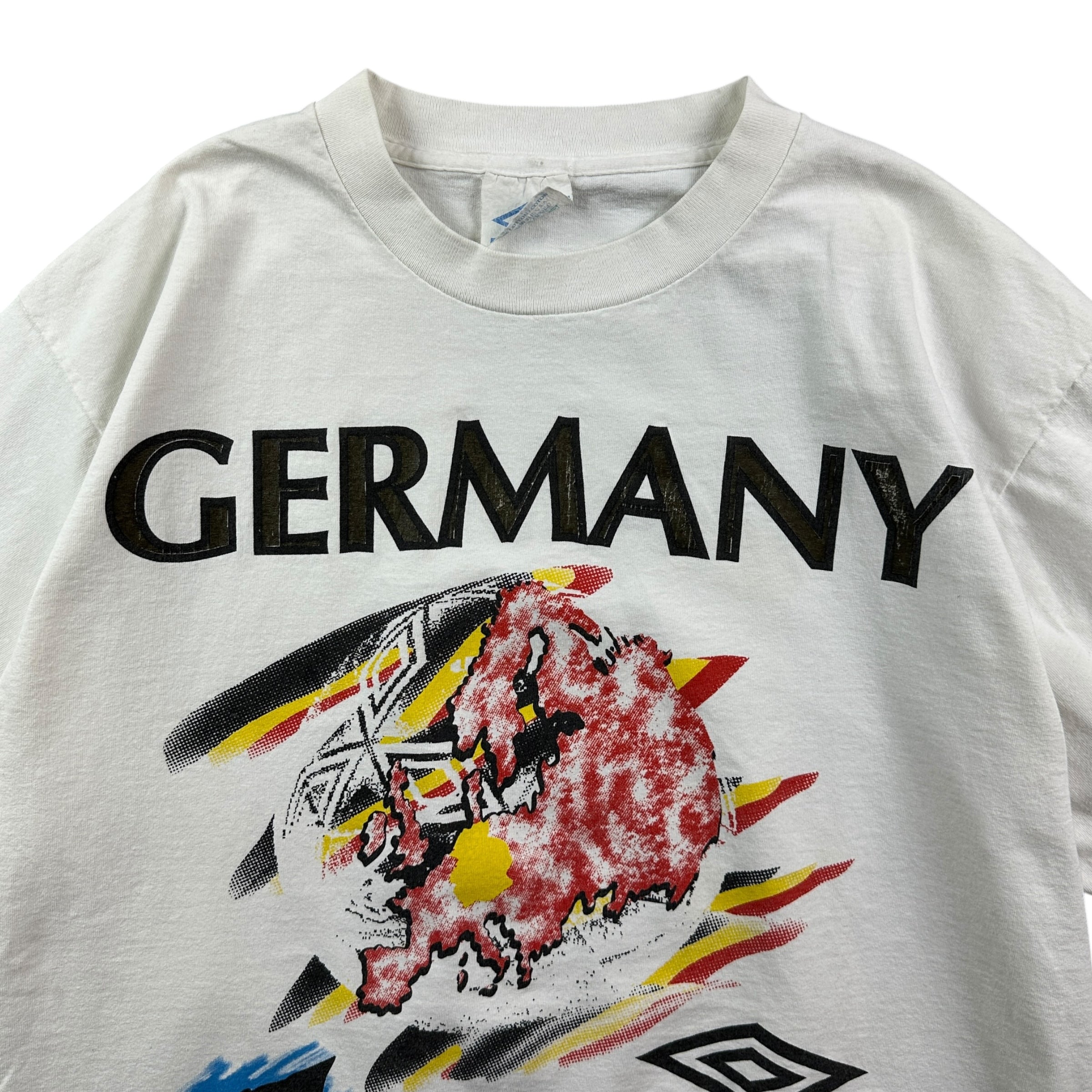 1996 Umbro World Cup Germany Tee White