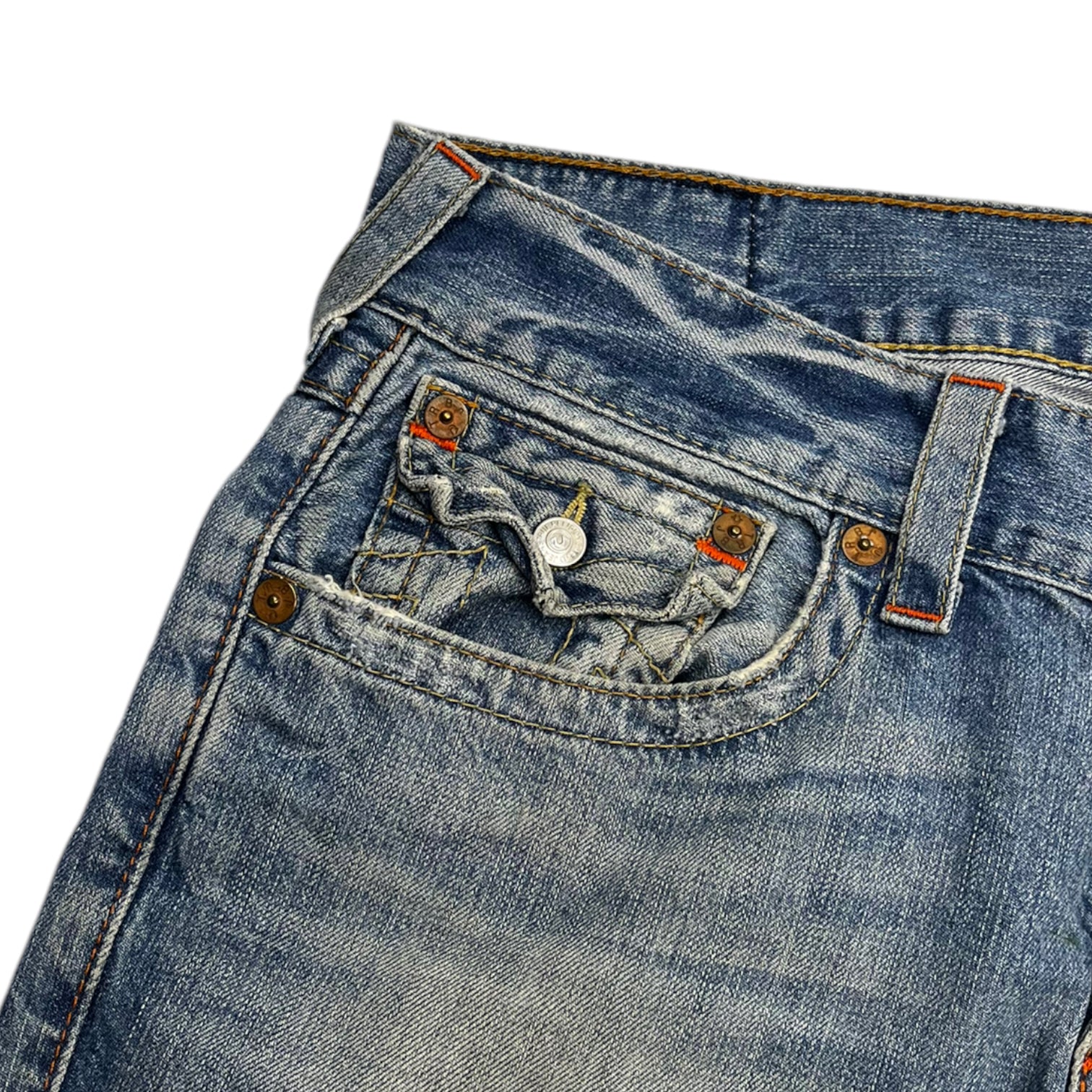 Vintage Y2K True Religion Light Wash Jeans