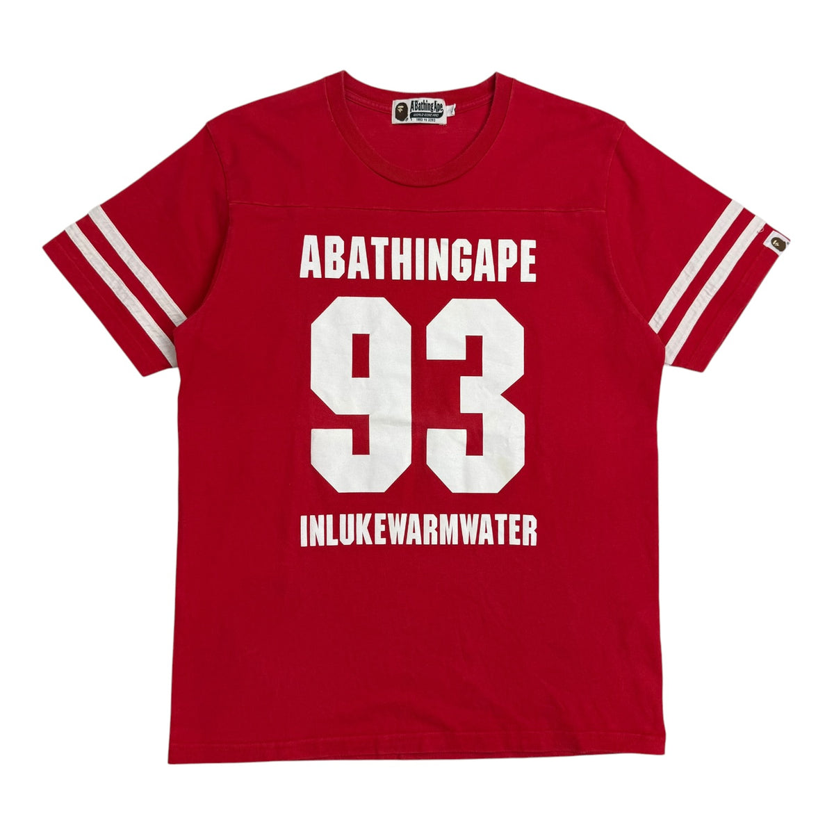 A Bathing Ape BAPE Jersey Tee Red