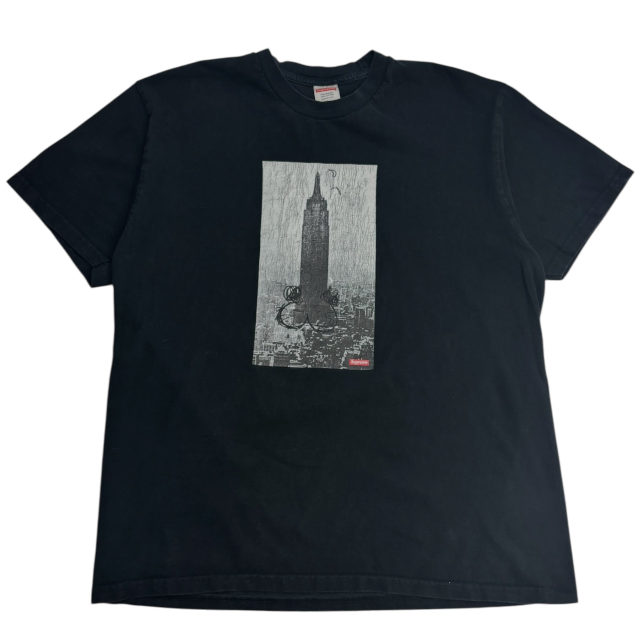 Supreme Mike Kelley Empire State Building Tee Black