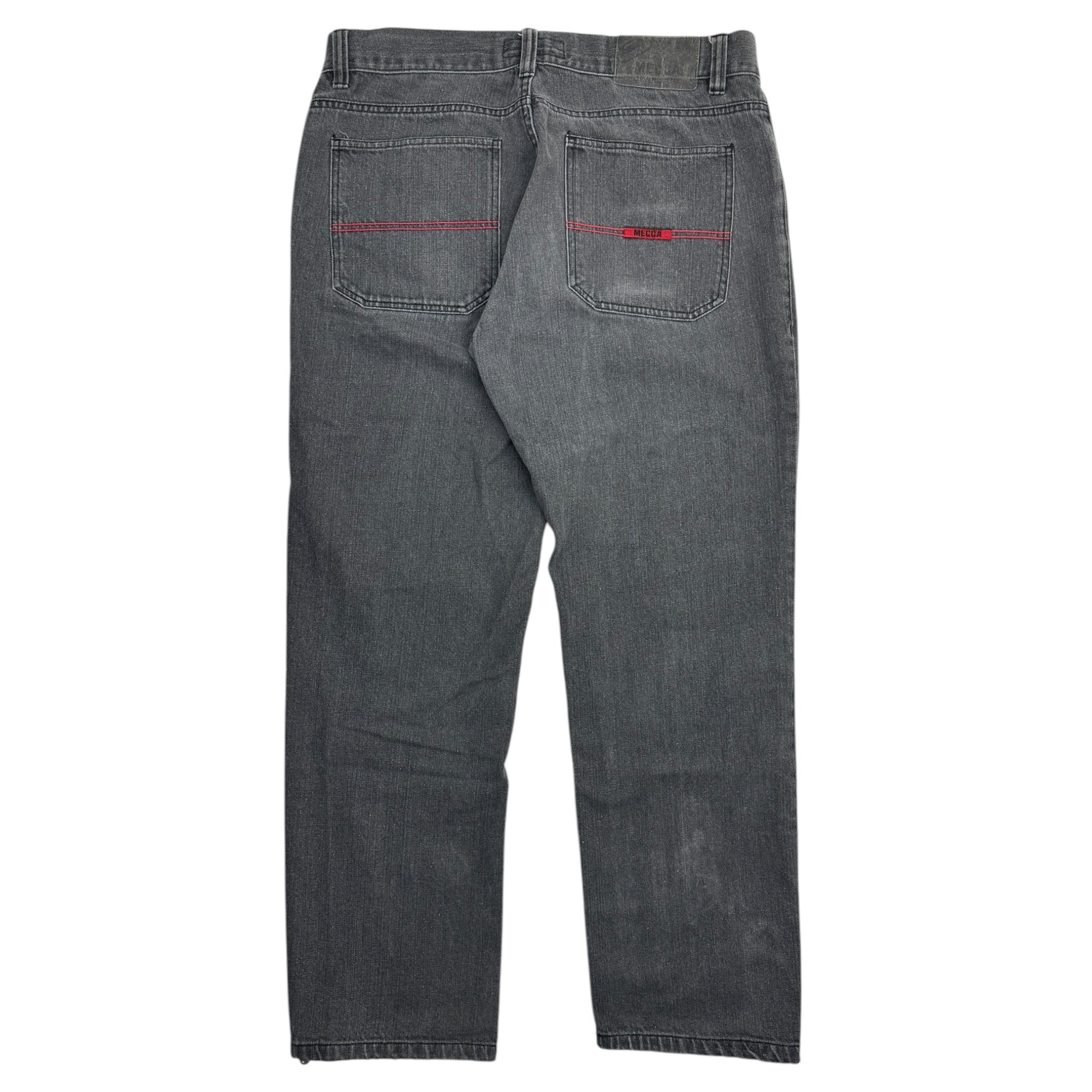 Y2K MECCA Jeans Black Washed Denim