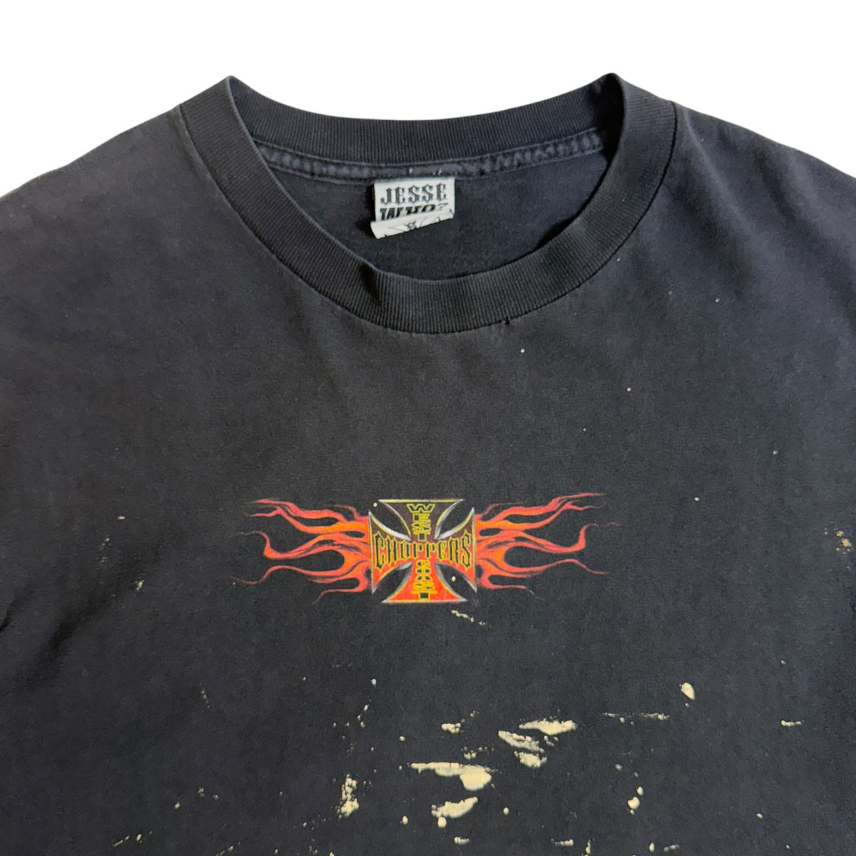 Vintage West Coast Choppers No Cash T-Shirt Black