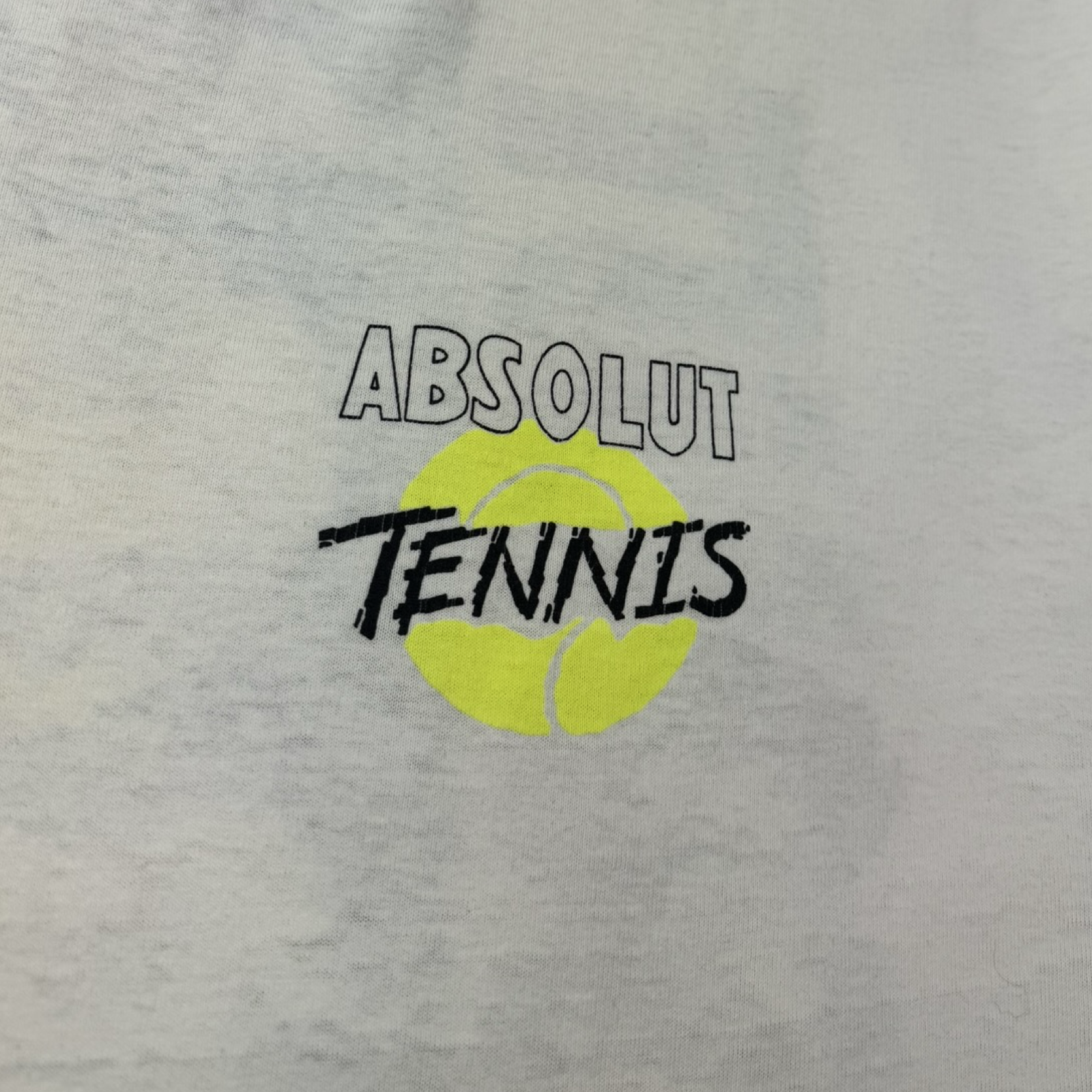 1992 Absolut Tennis 80 Proof Parody T-Shirt