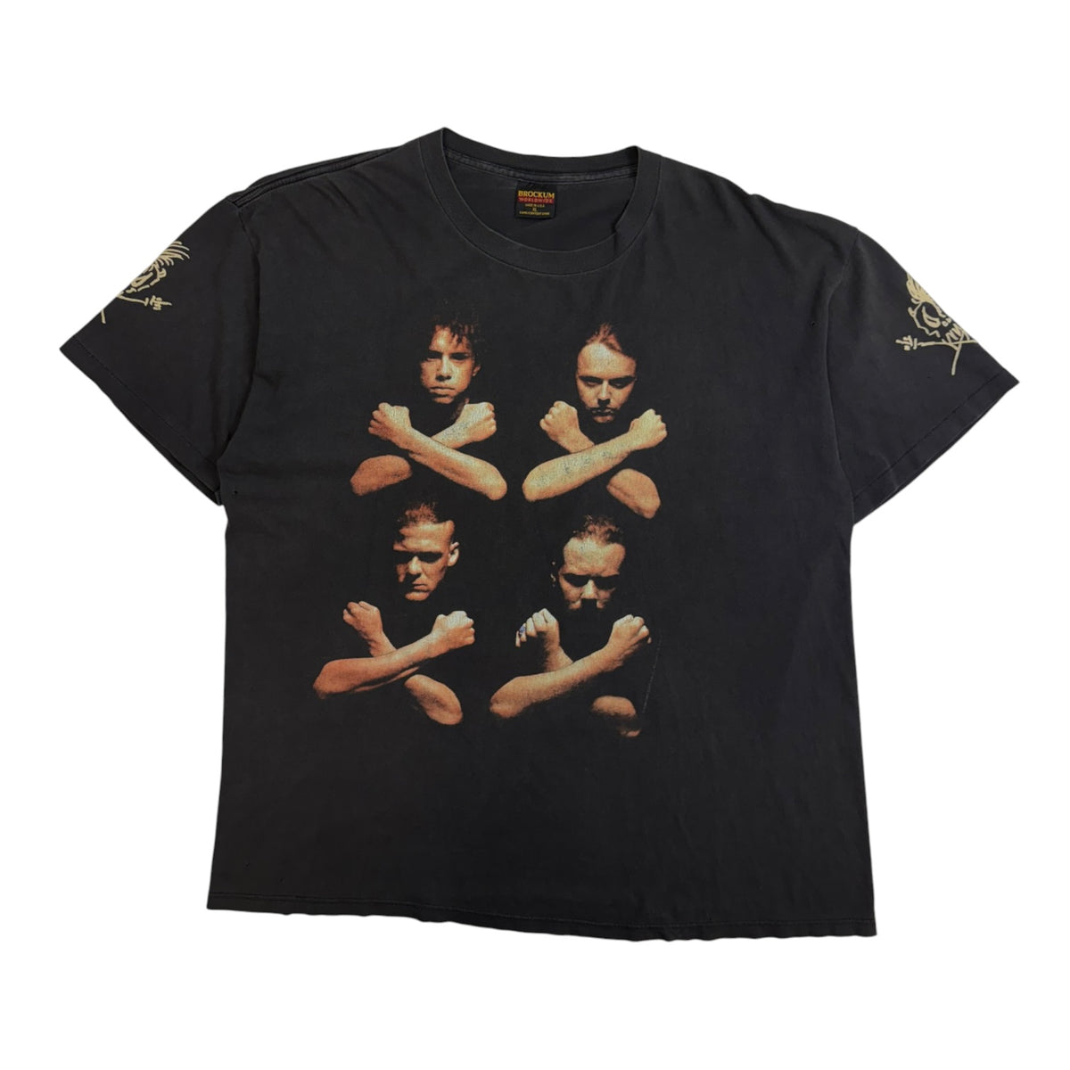 Vintage 1992 Metallica "Birth, School, Metallica, Death" T-Shirt Black