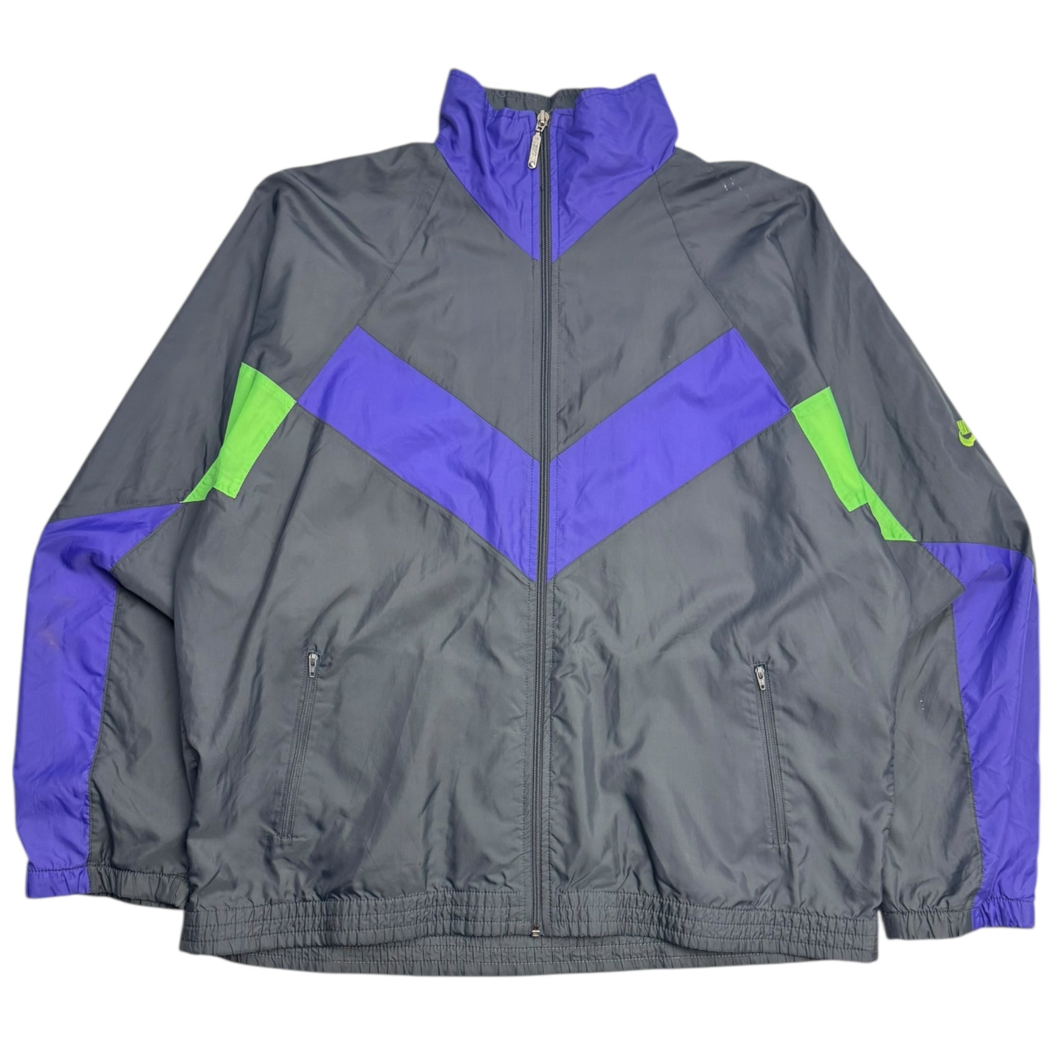 Vintage Nike Sleeve Embroidered Windbreaker