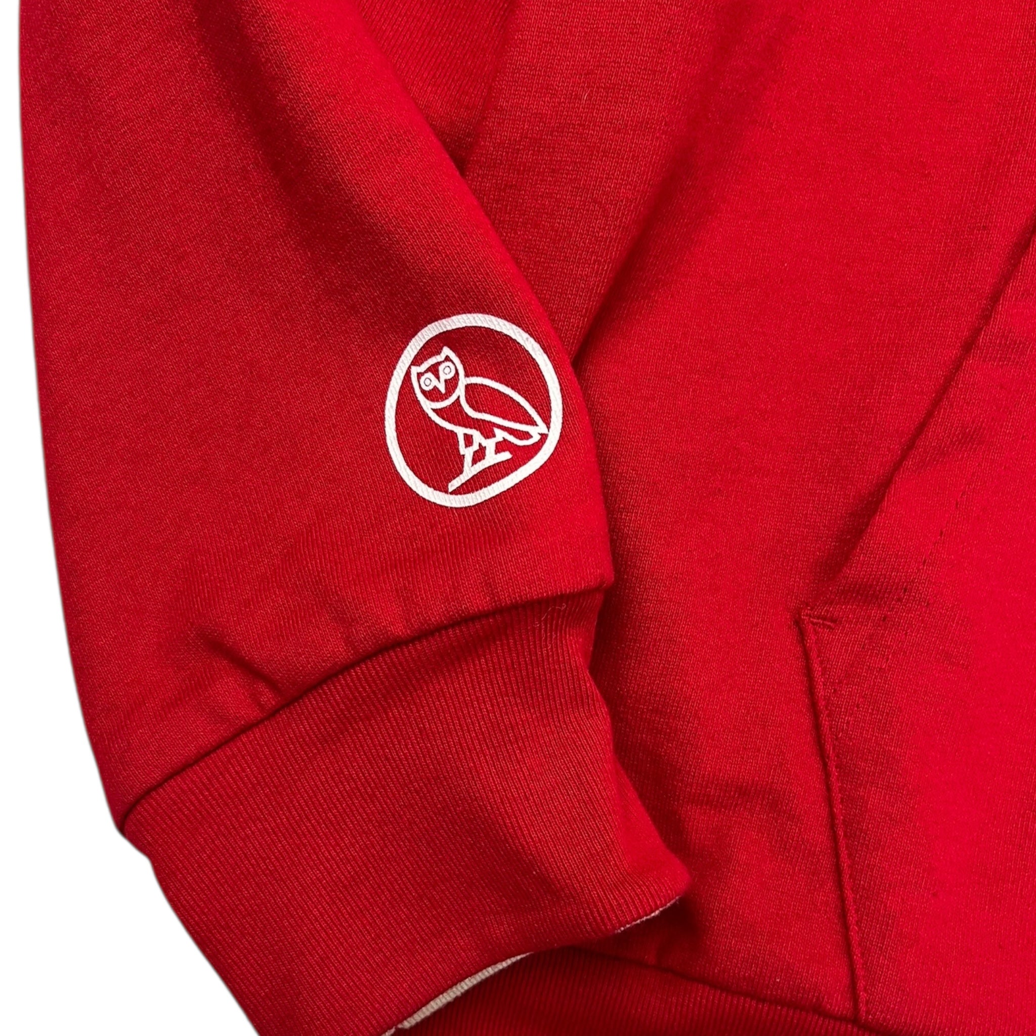 A Bathing Ape X OVO Woodland Camo Shark Reversible Full Zip Hoodie