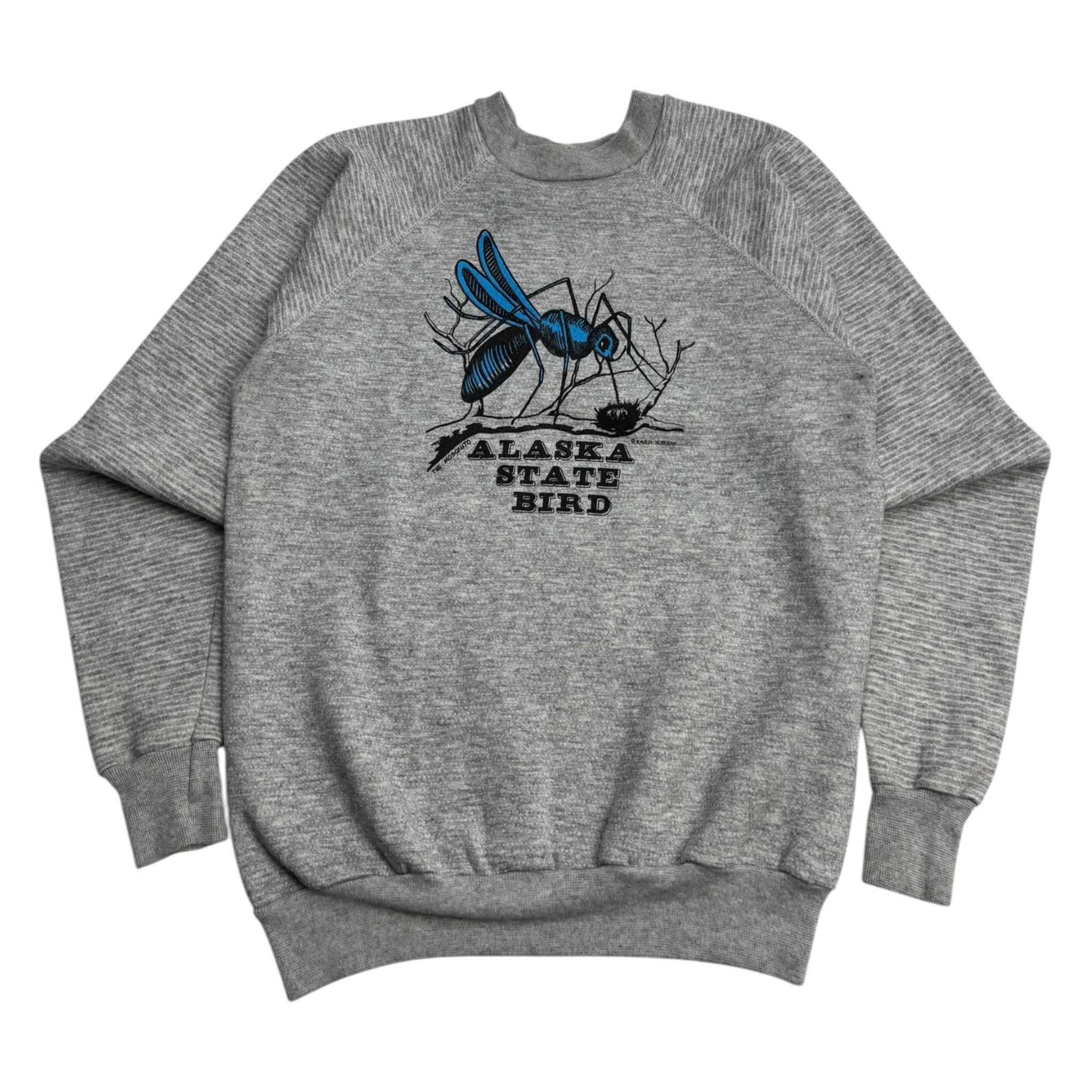 Vintage Alaska State Bird ‘The Mosquito’ Crewneck