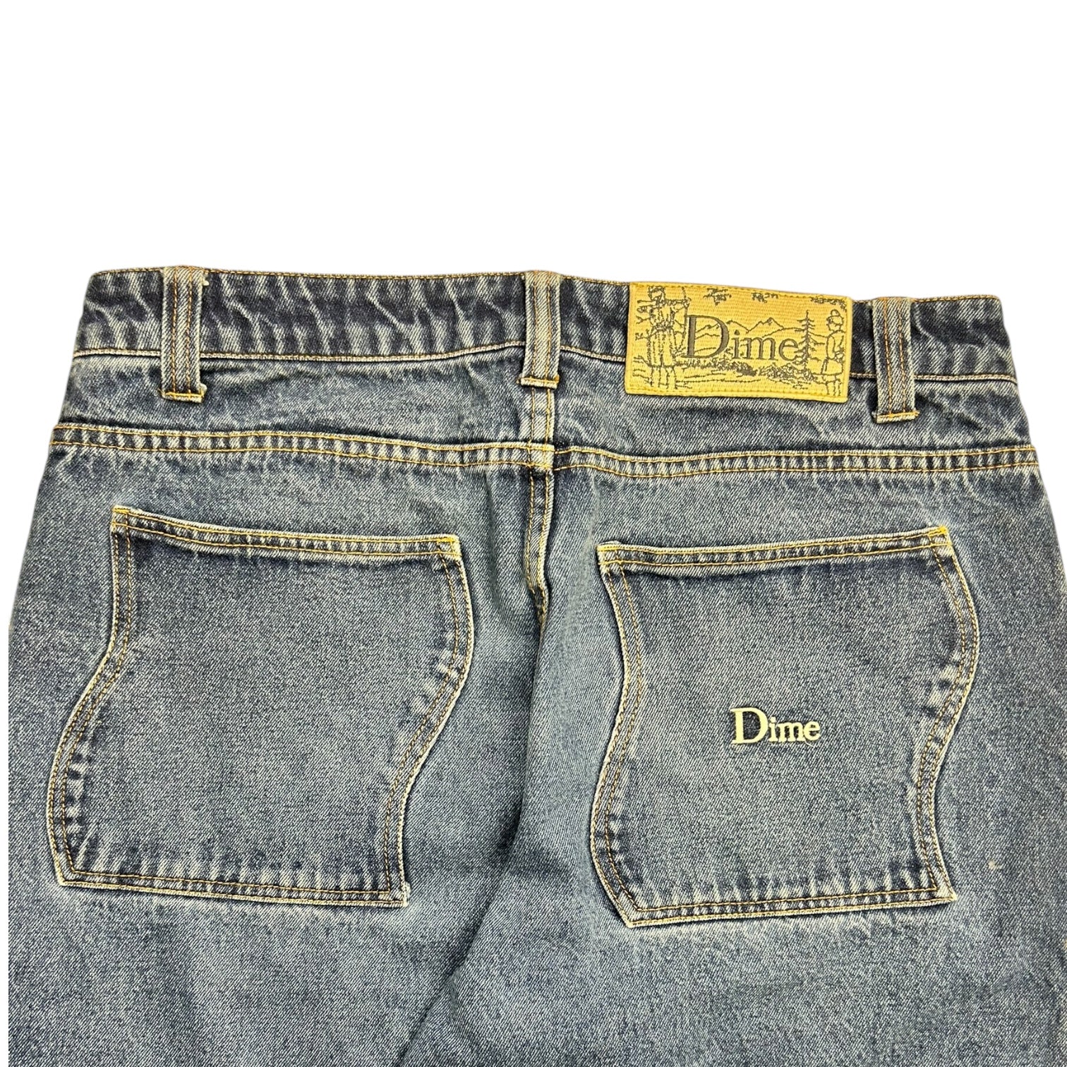 Dime MTL Baggy Blue Jeans