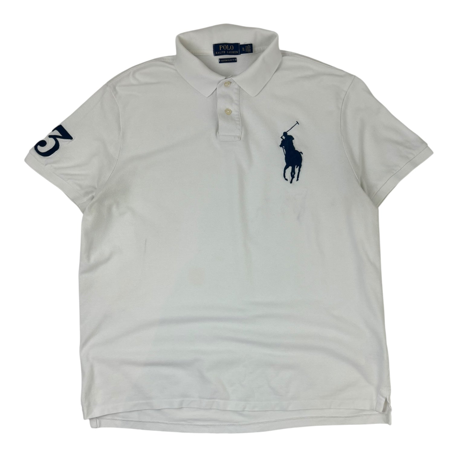 Polo Ralph Lauren Pique Big Pony Polo T-Shirt White