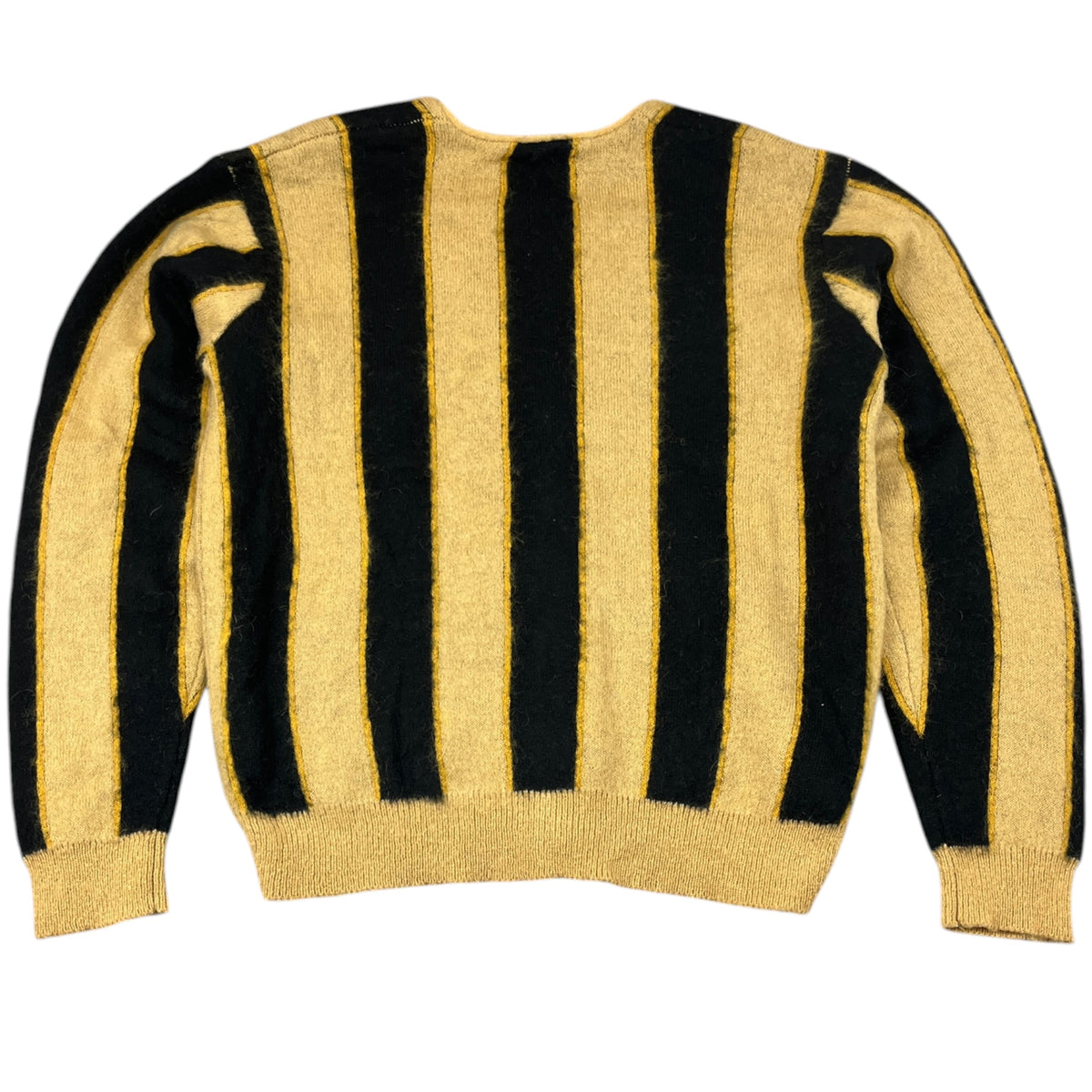Stussy Vertical Stripe Cardigan Gold