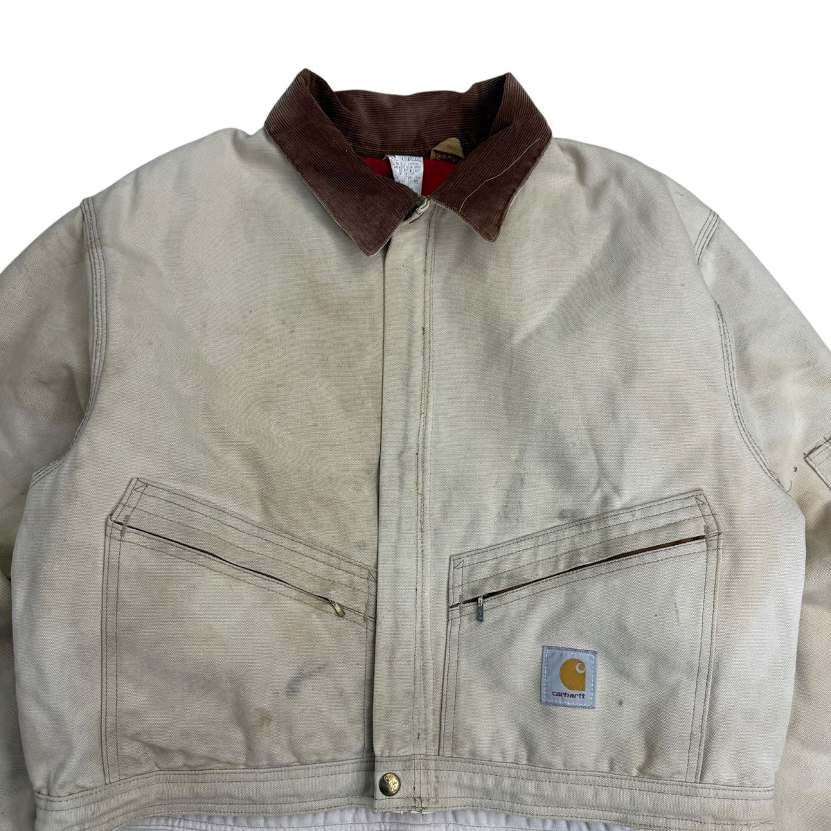 Vintage Carhartt Custom Cropped Jacket Bone