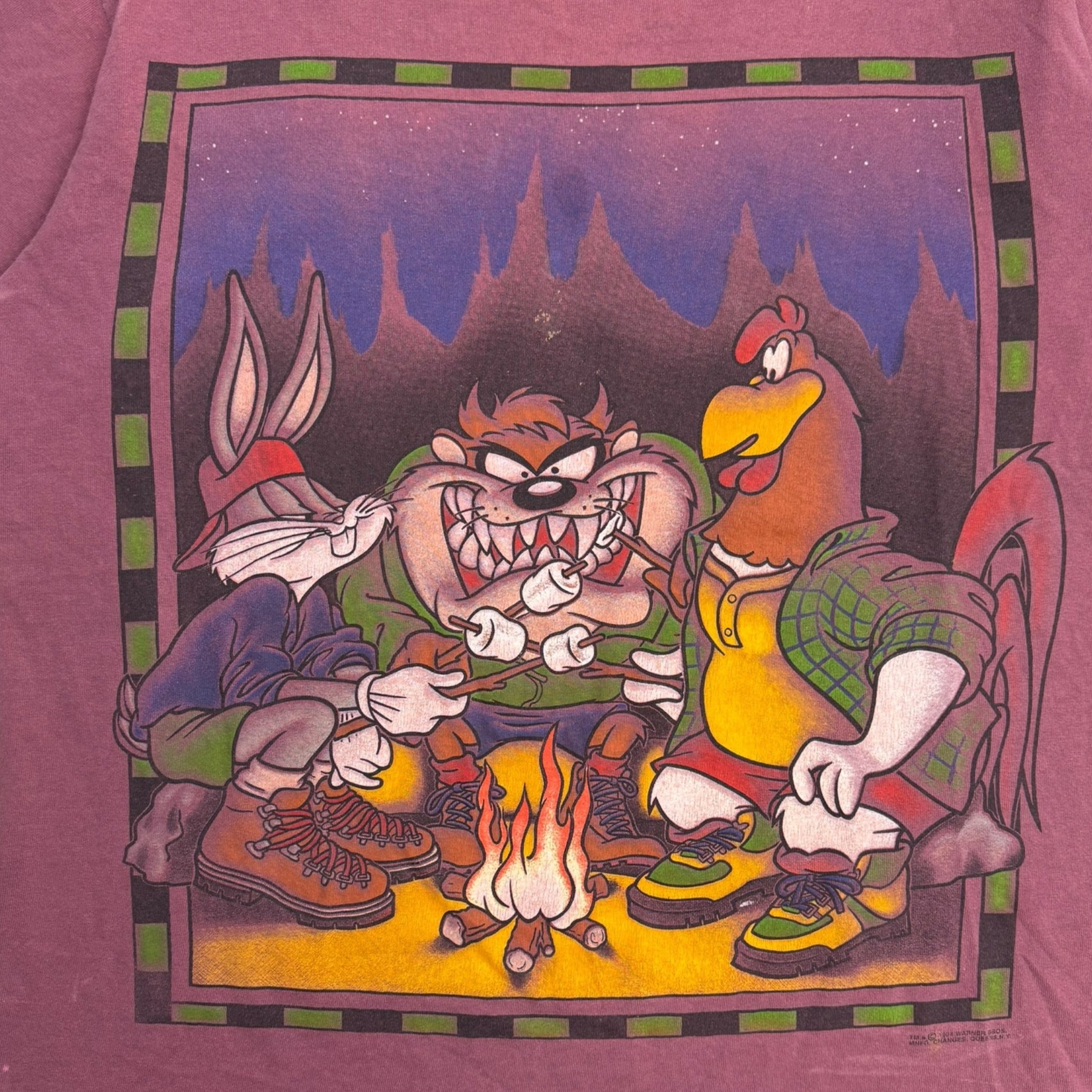 1994 Looney Tunes ‘ACME Rugged’ Campfire Scene T-Shirt