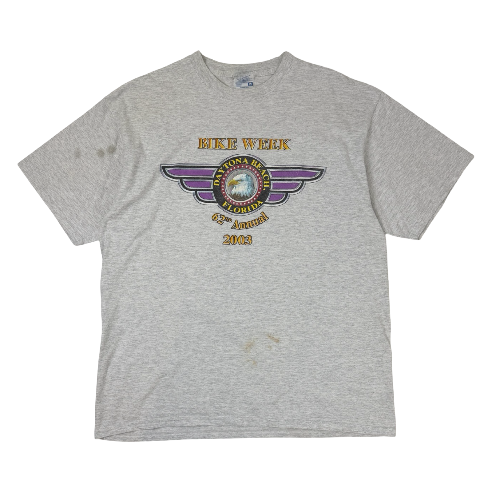 Vintage Daytona Beach Bike Week 2003 T-Shirt Black