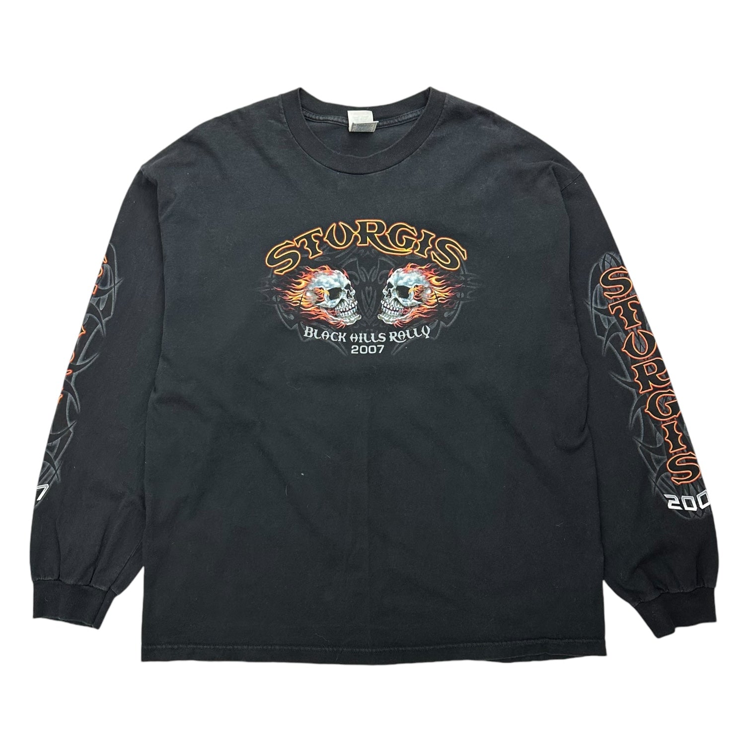 2007 Sturgis Black Hills Rally L/S Tee Black