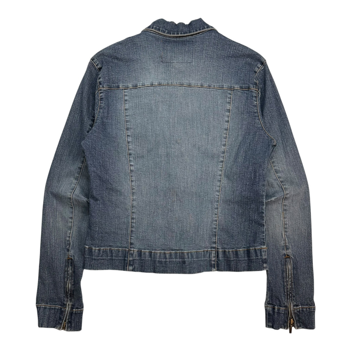 (W) Vintage Y2K Guess Denim Jacket Dark Wash