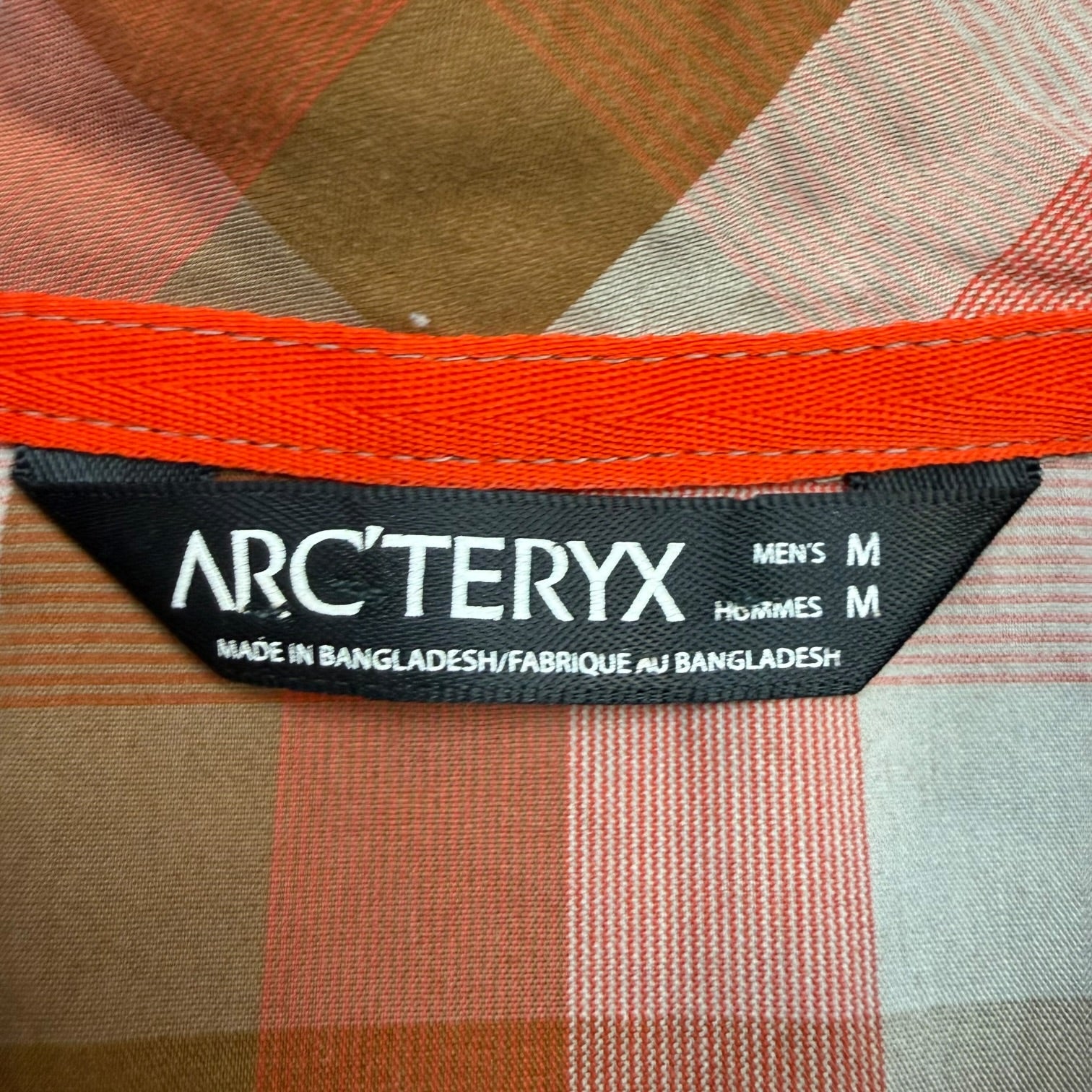 Arc’teryx Peakline Button Up Shirt Orange/Green