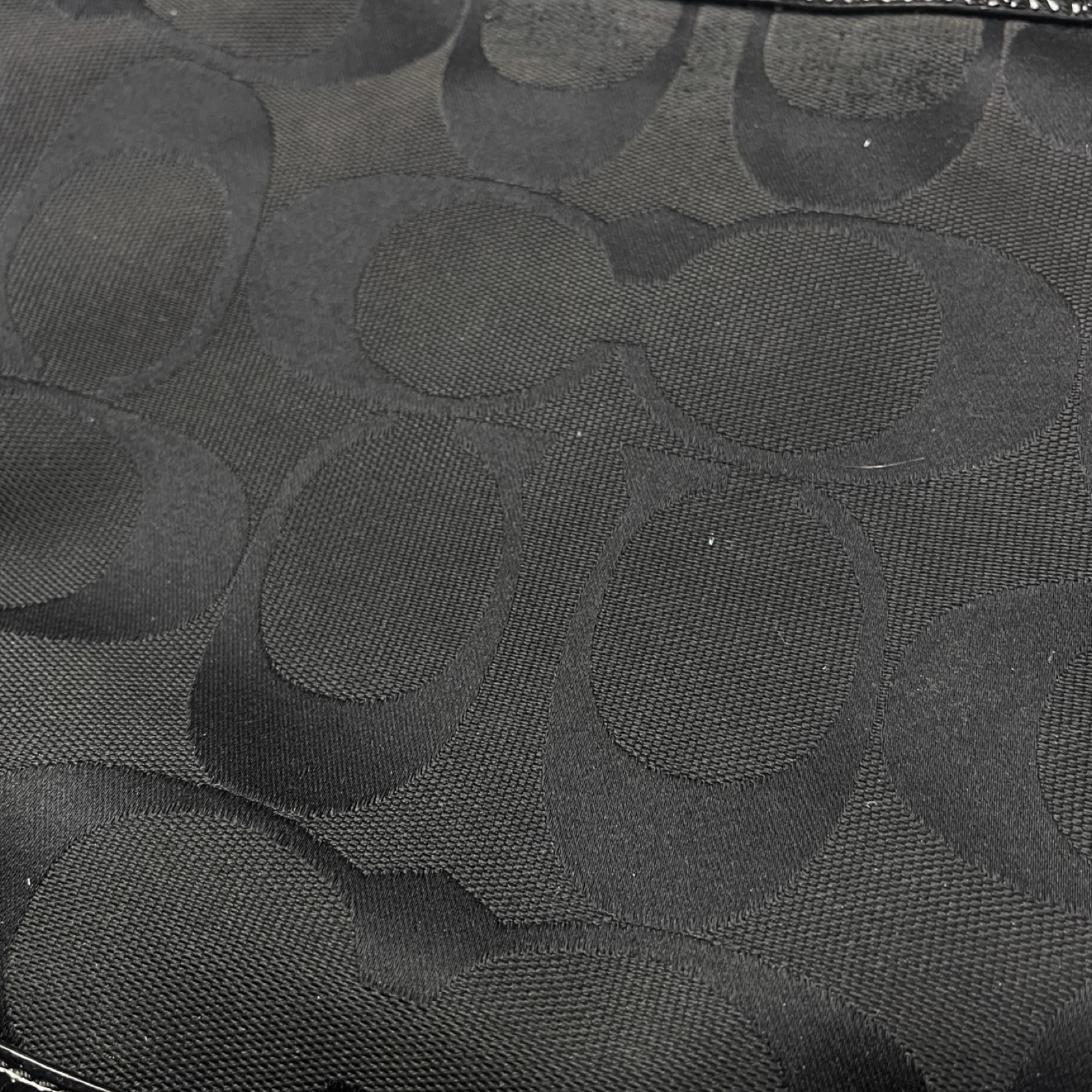(W) Coach Park Duffle Shouler Bag Black