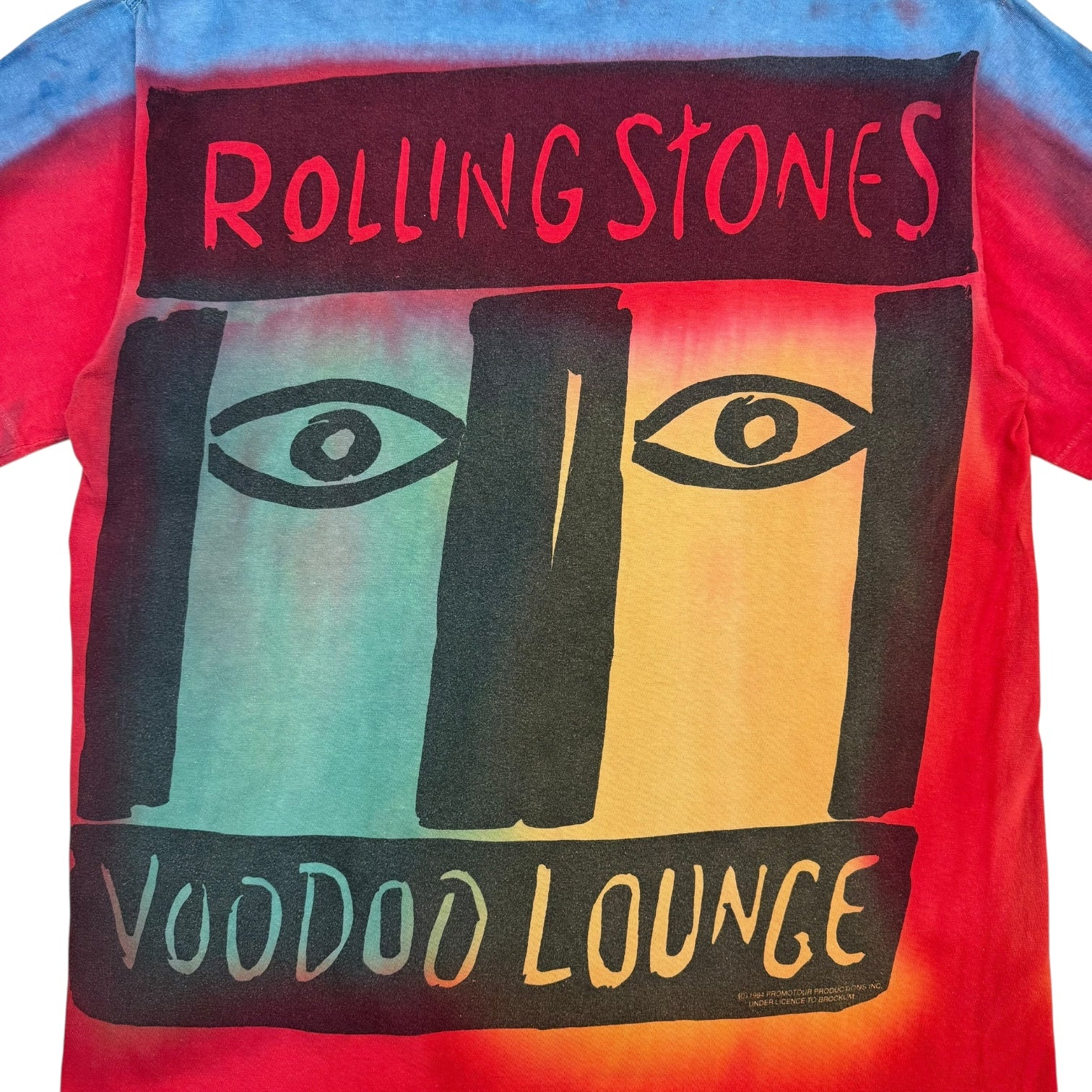 1994 Rolling Stones Voodoo Lounge Tee Red/Blue