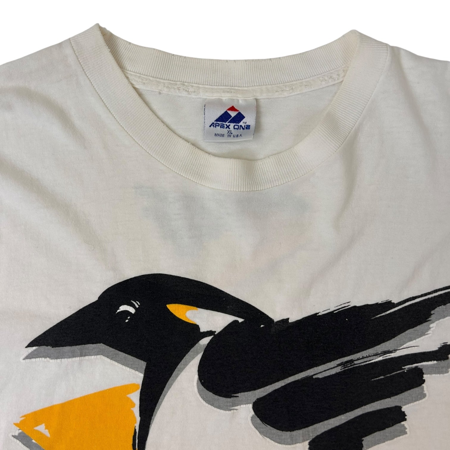 Vintage Apex Pittsburgh Penguins T-Shirt White